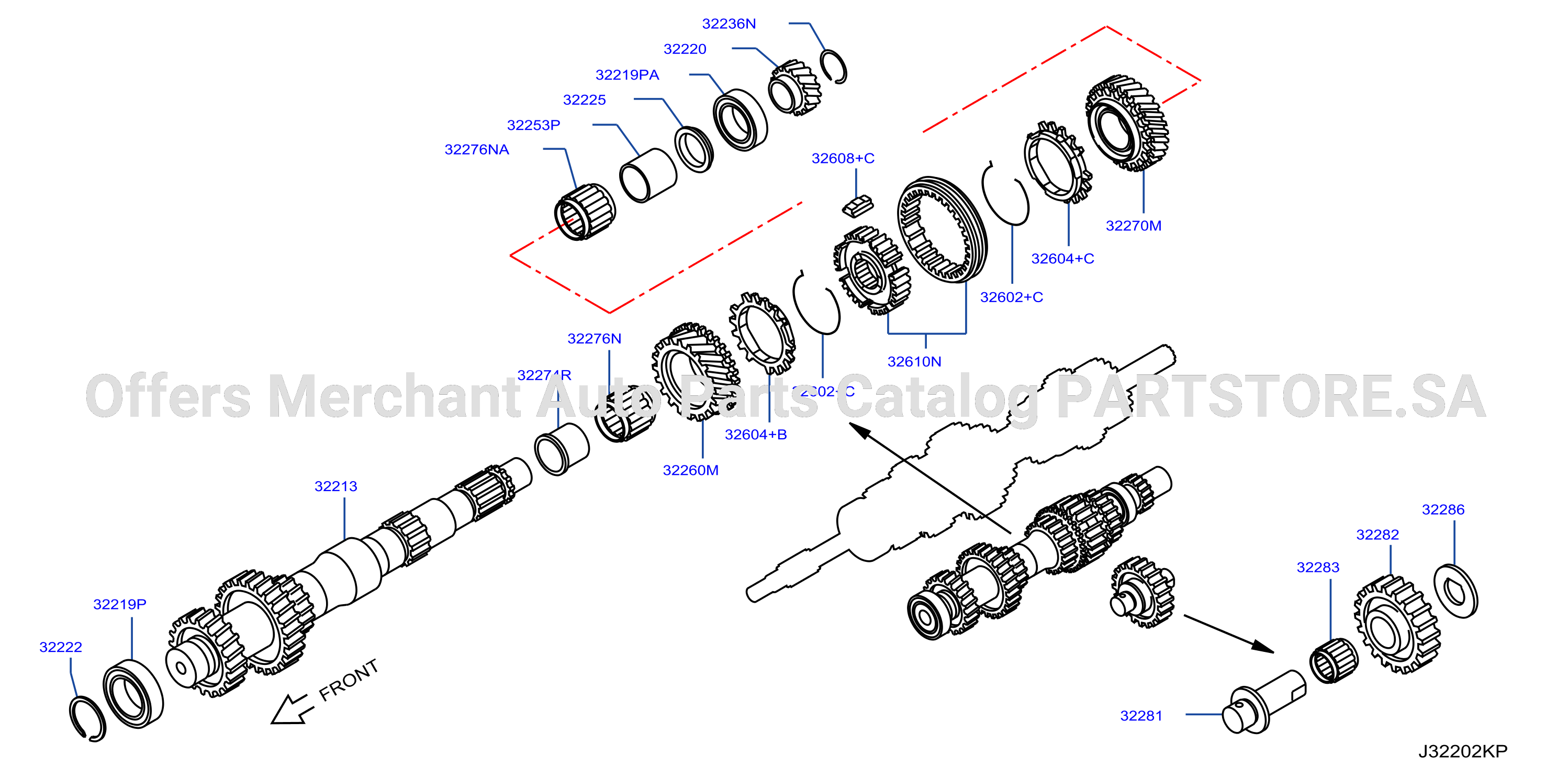 Transmission Gear Counter Reverse Gear
