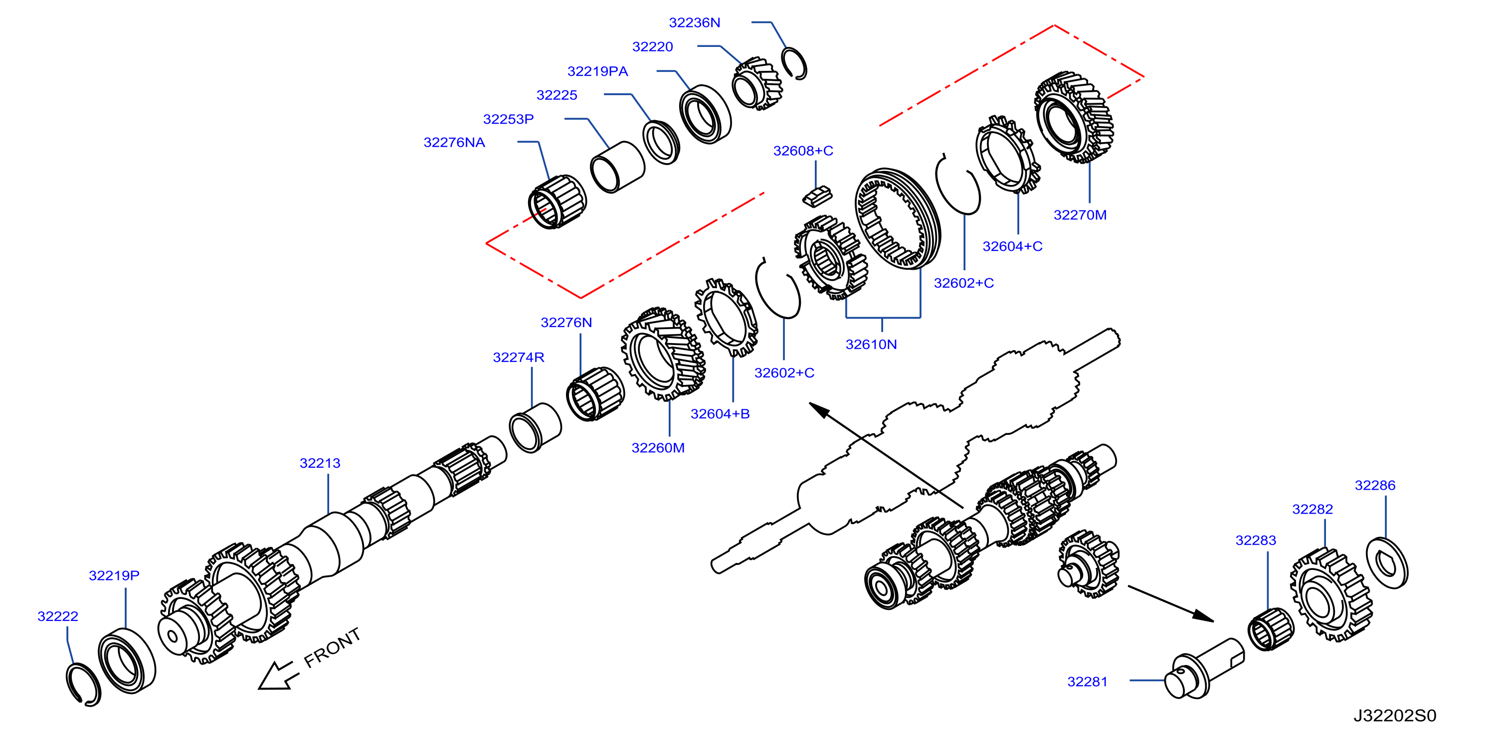 Transmission Gear Counter Reverse Gear