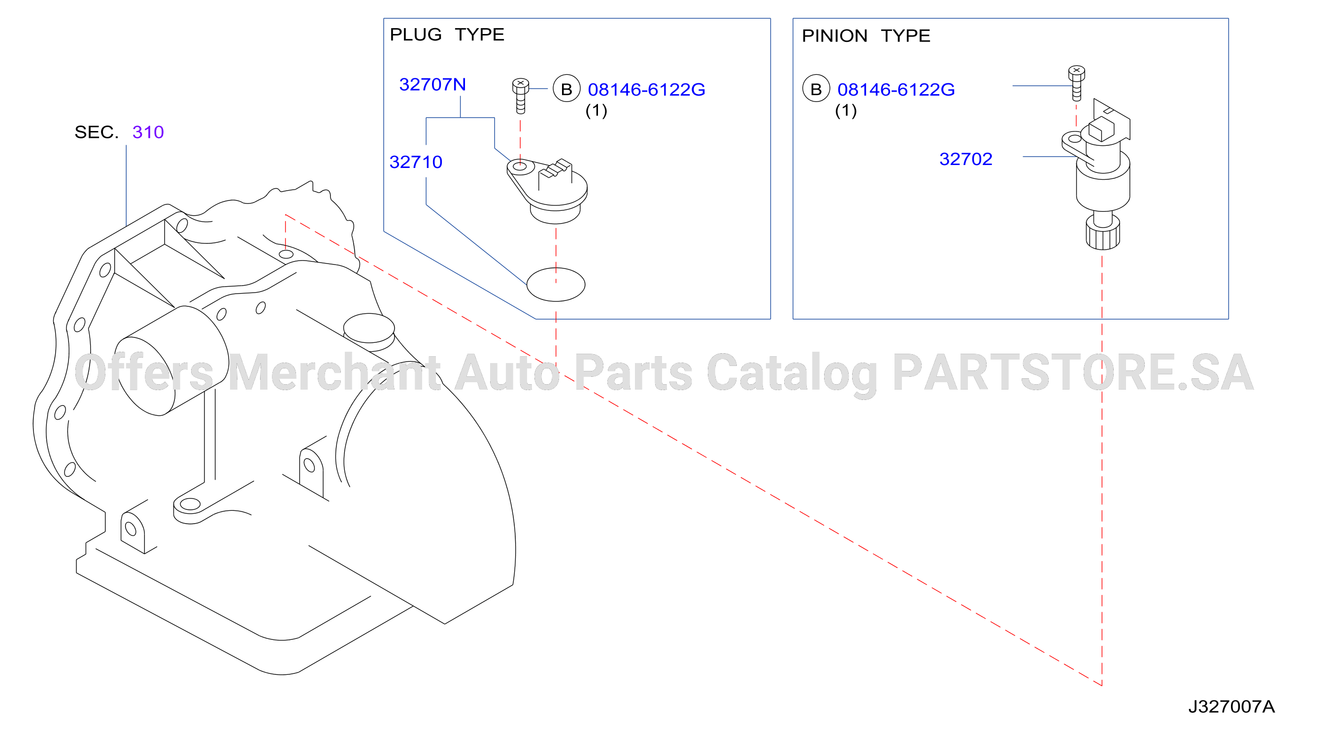 Speedometer Pinion