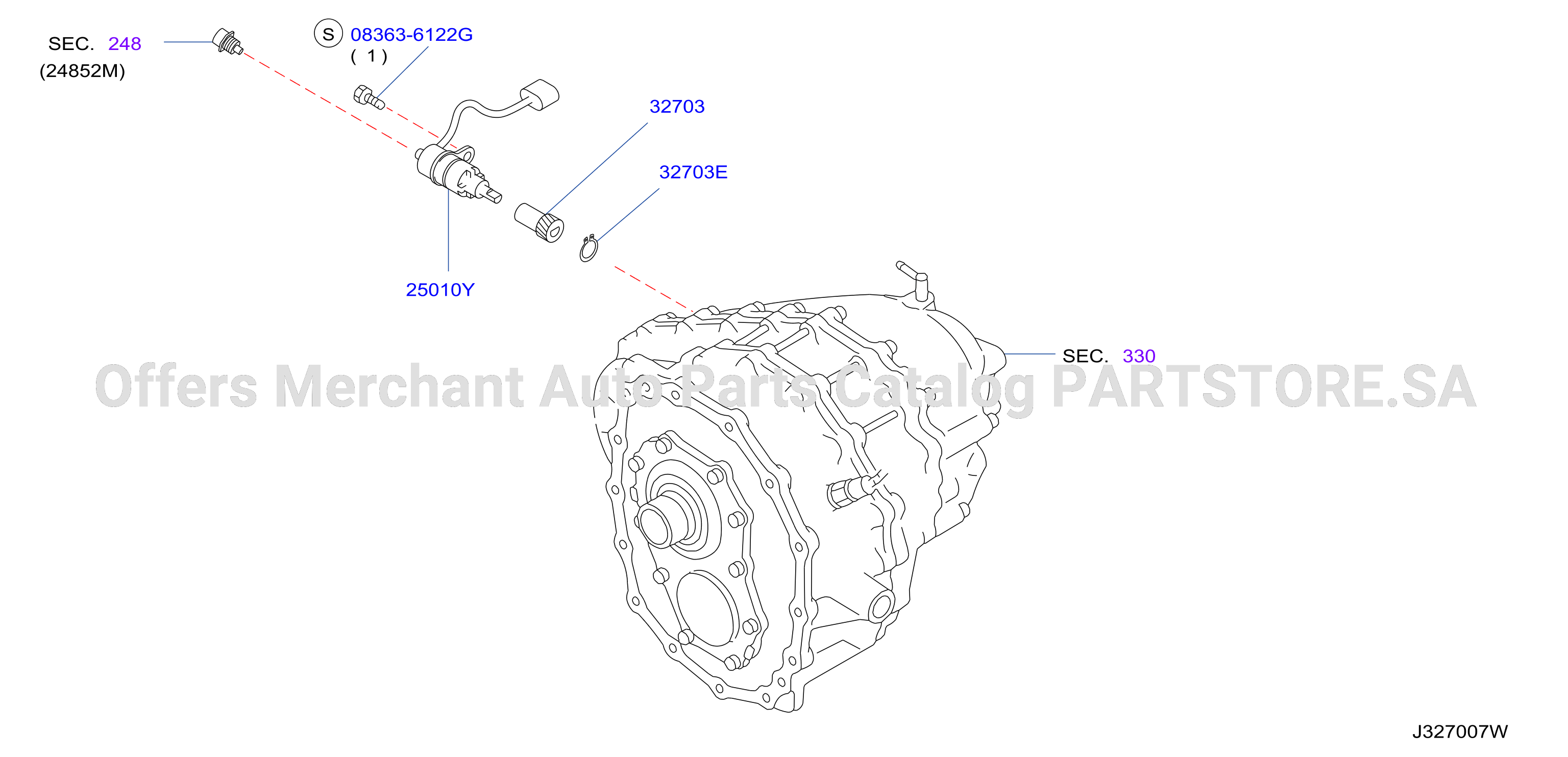 Speedometer Pinion