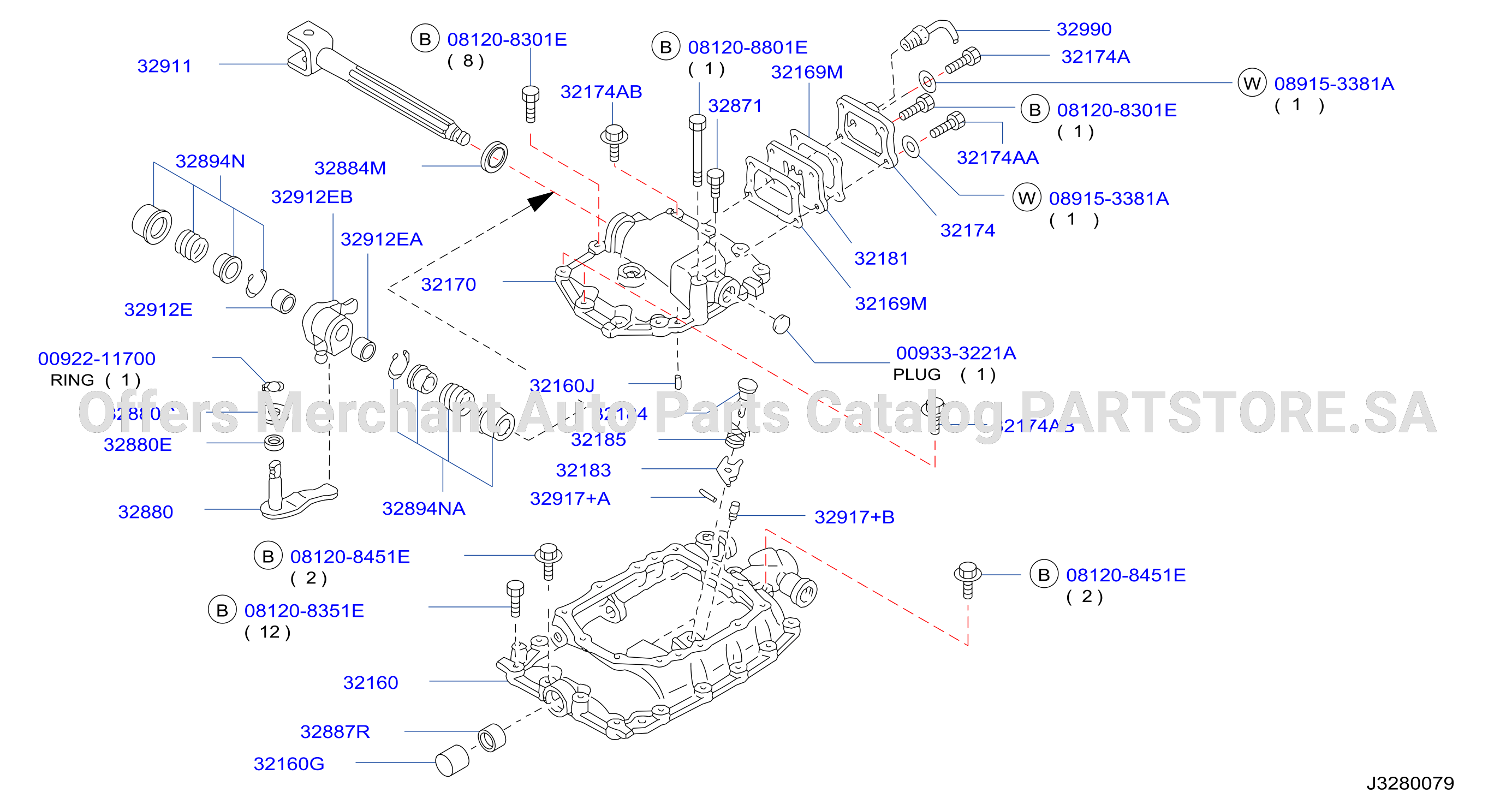 Transmission Shift Control Shift Houshing
