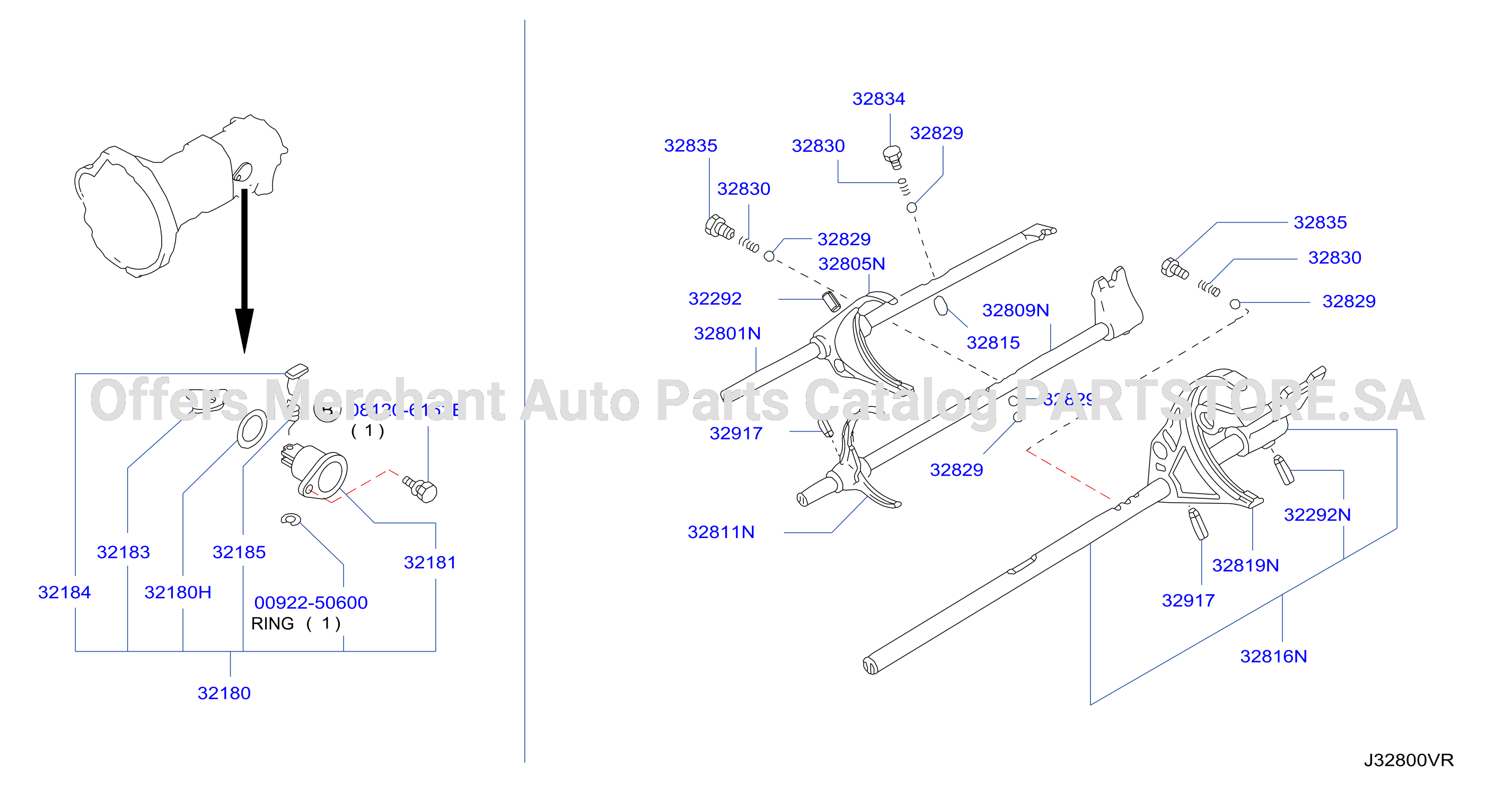 Transmission Shift Control Shift Fork