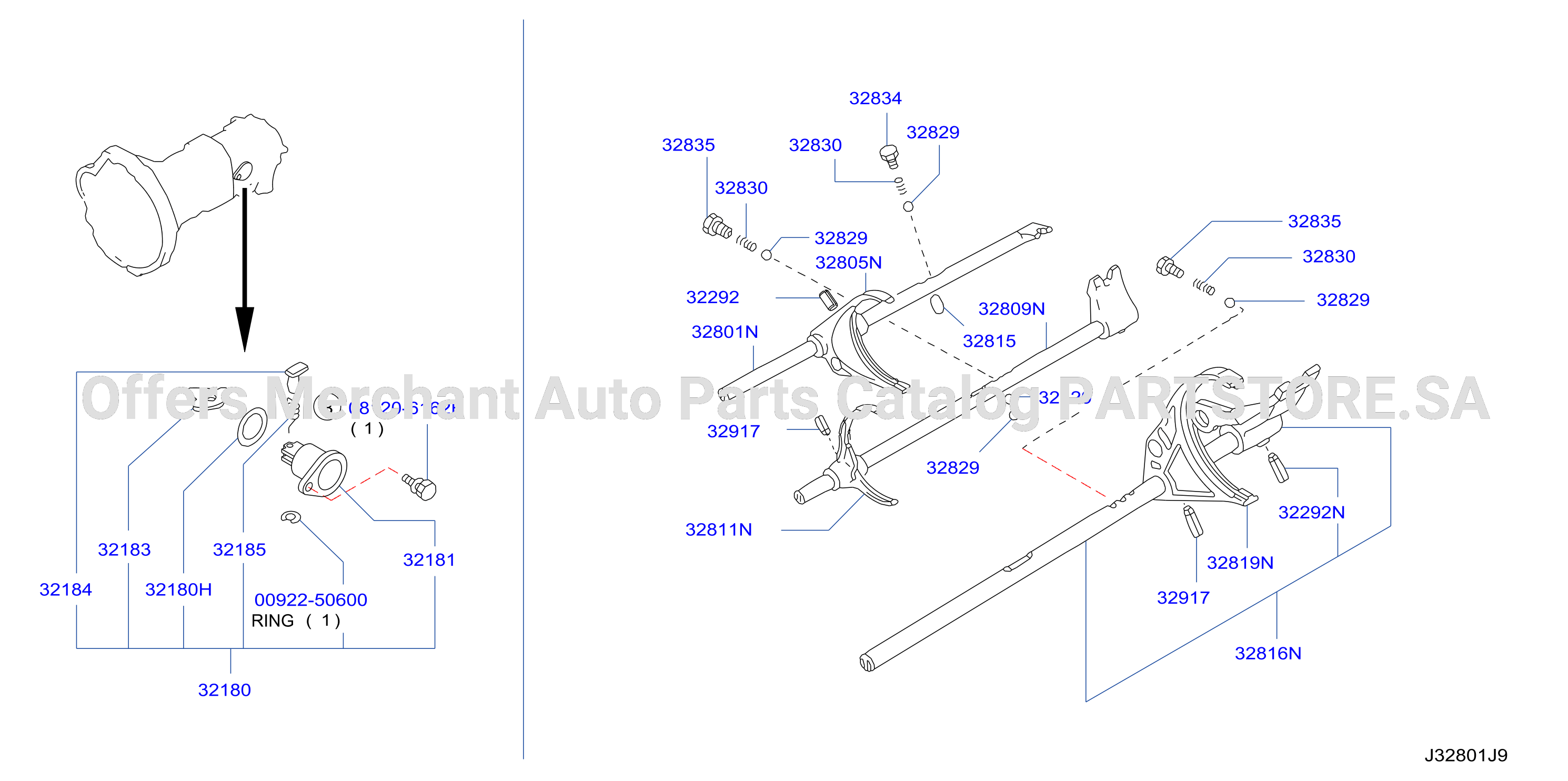 Transmission Shift Control Housing Checking Assy