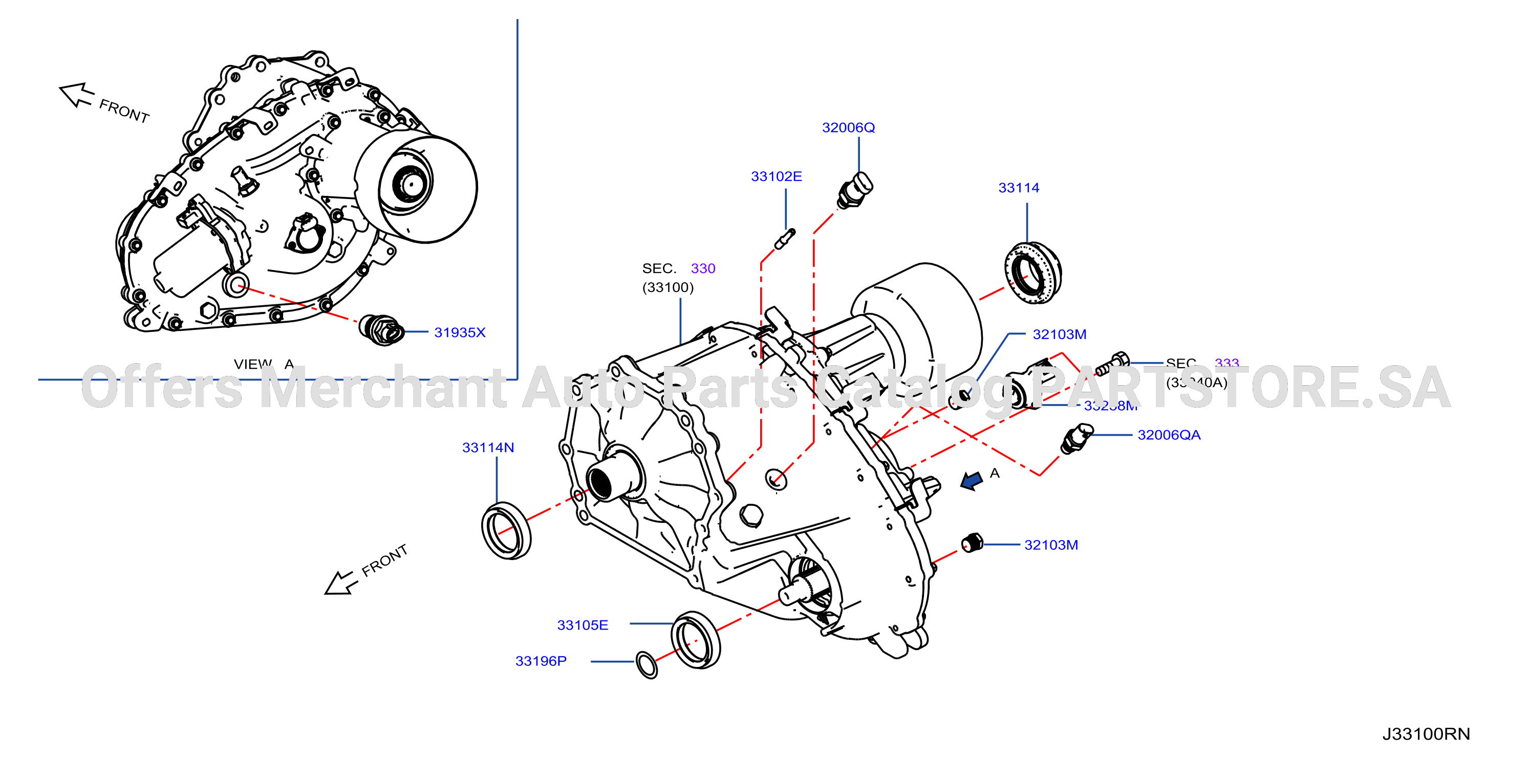 Transfer Case Qr25 At