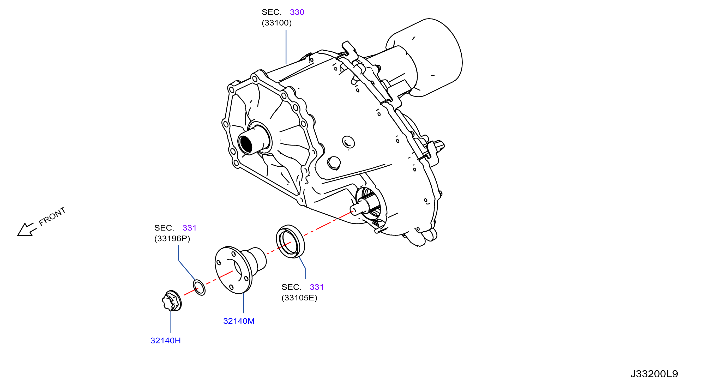 Transfer Gear Except F / Lange Type