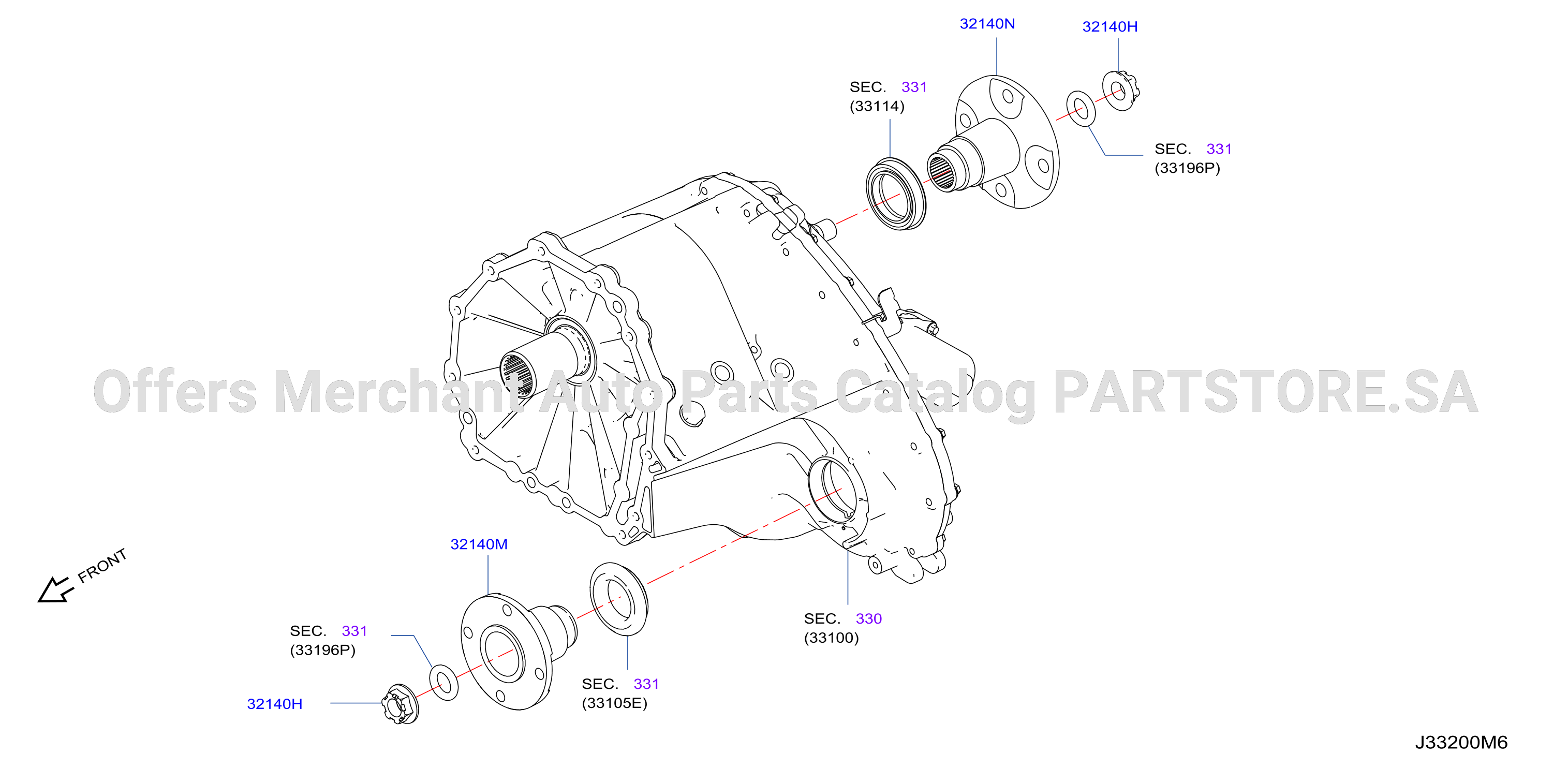 Transfer Gear S / Flange Type