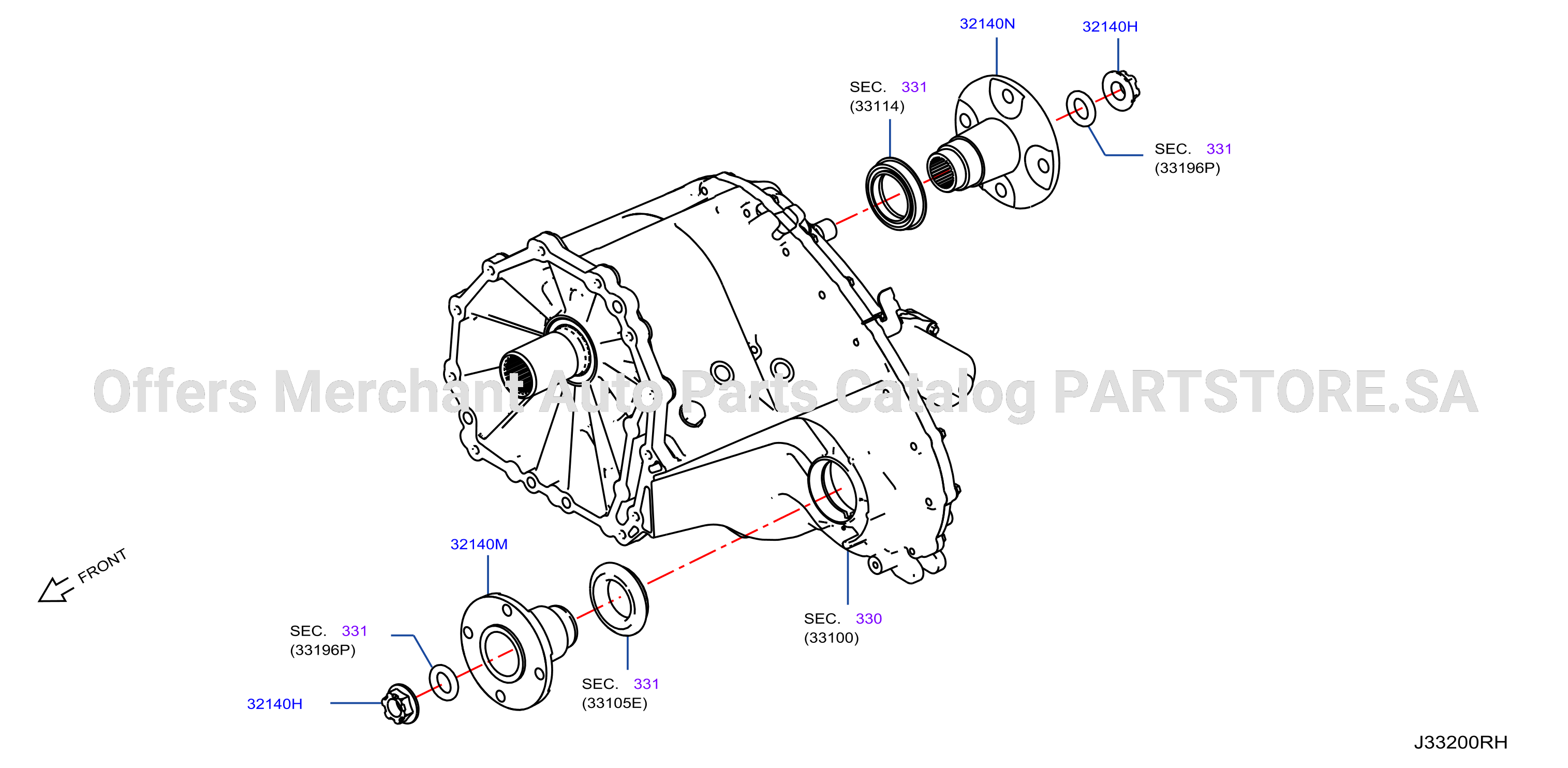Transfer Gear F / Flange Type