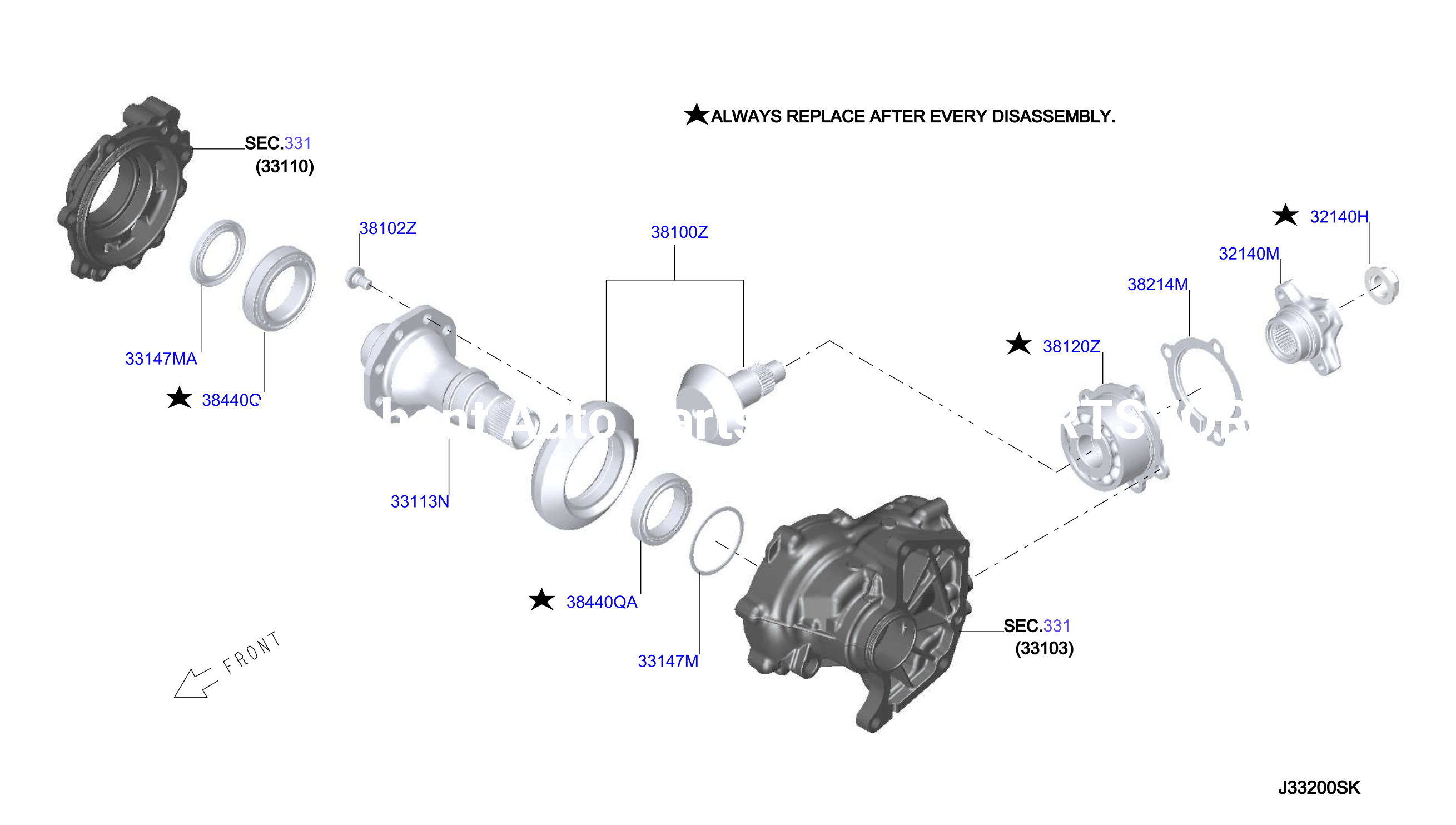 Transfer Gear