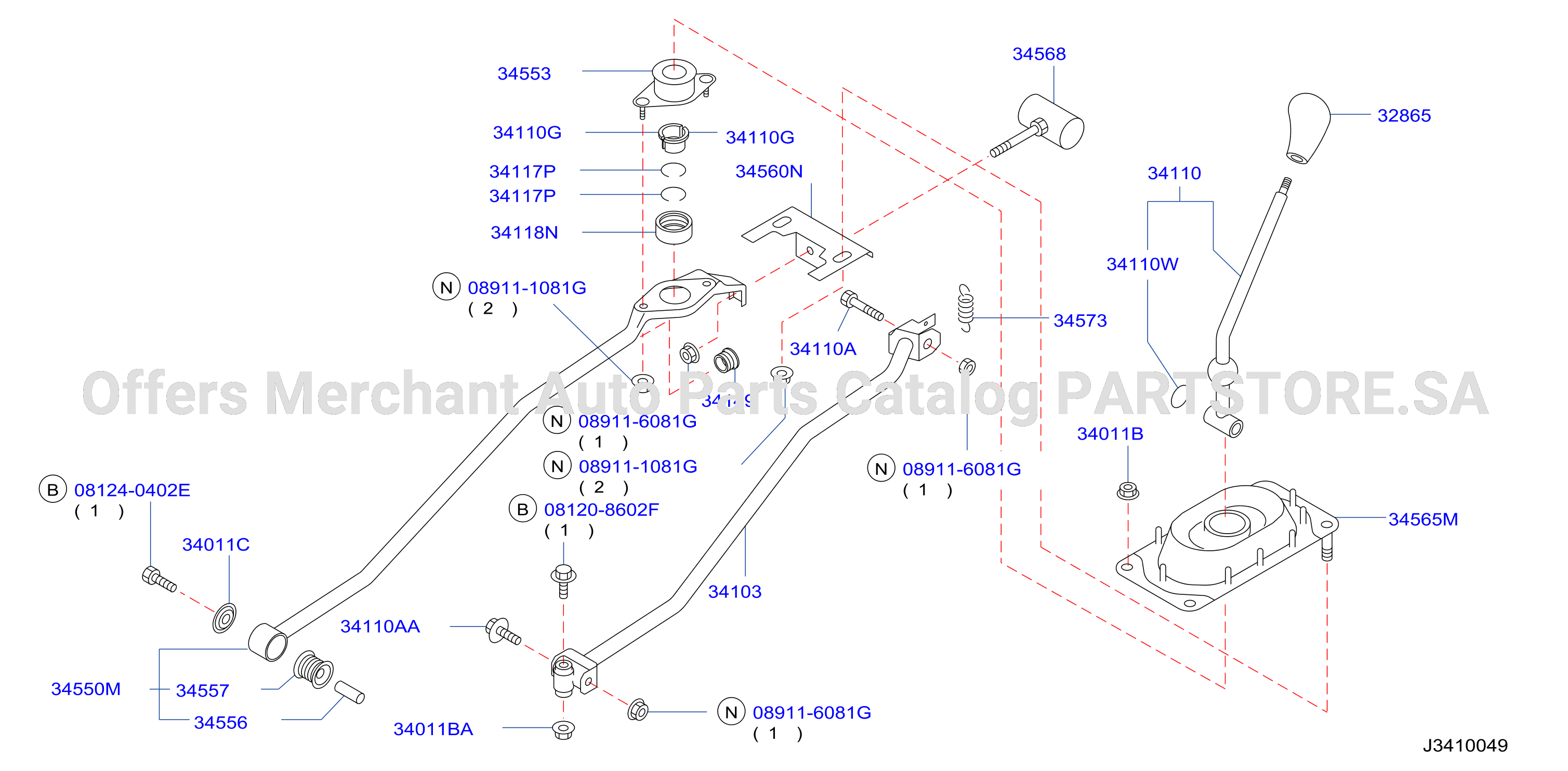 Transmission Control Linkage