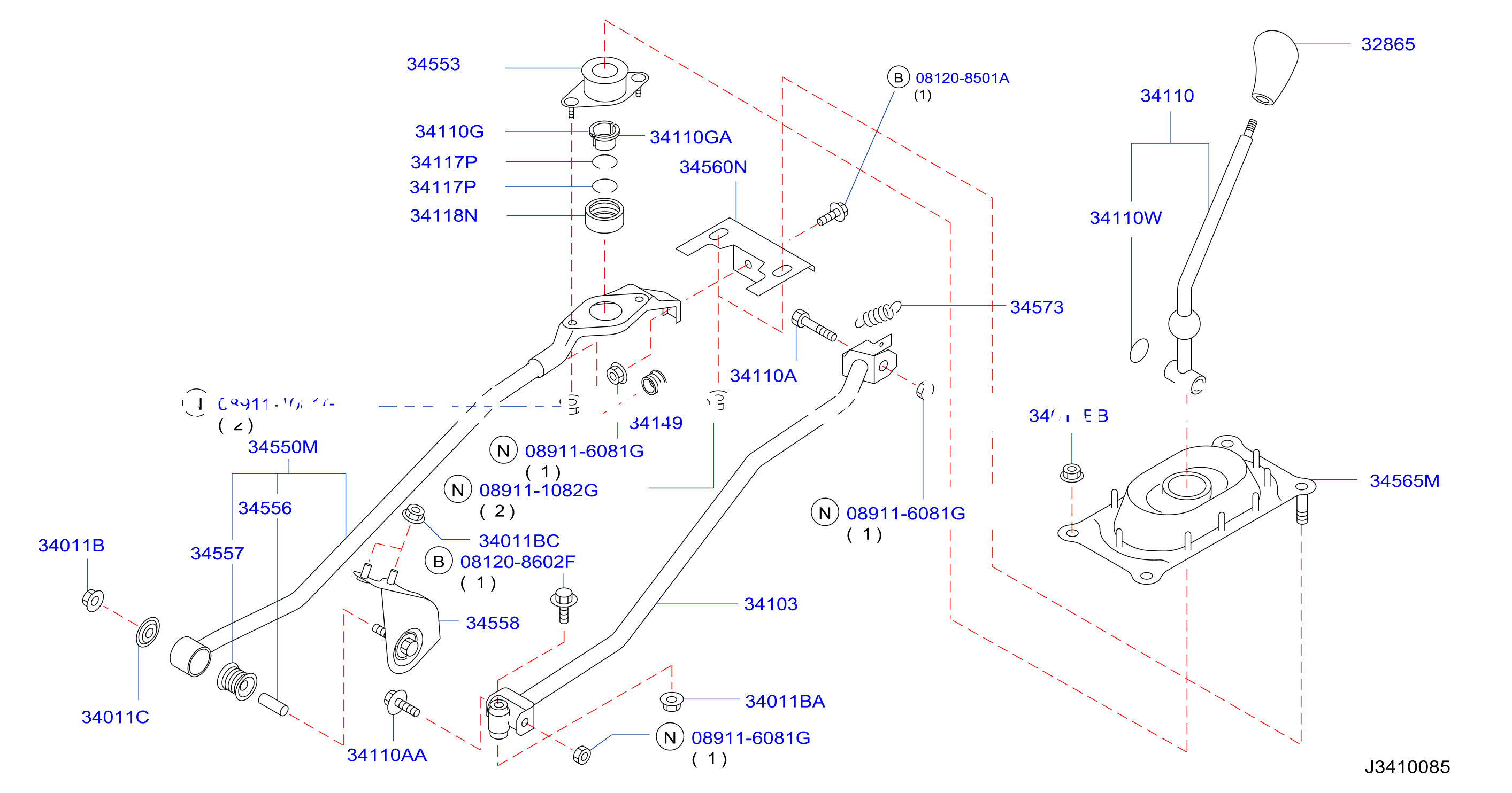 Transmission Control Linkage