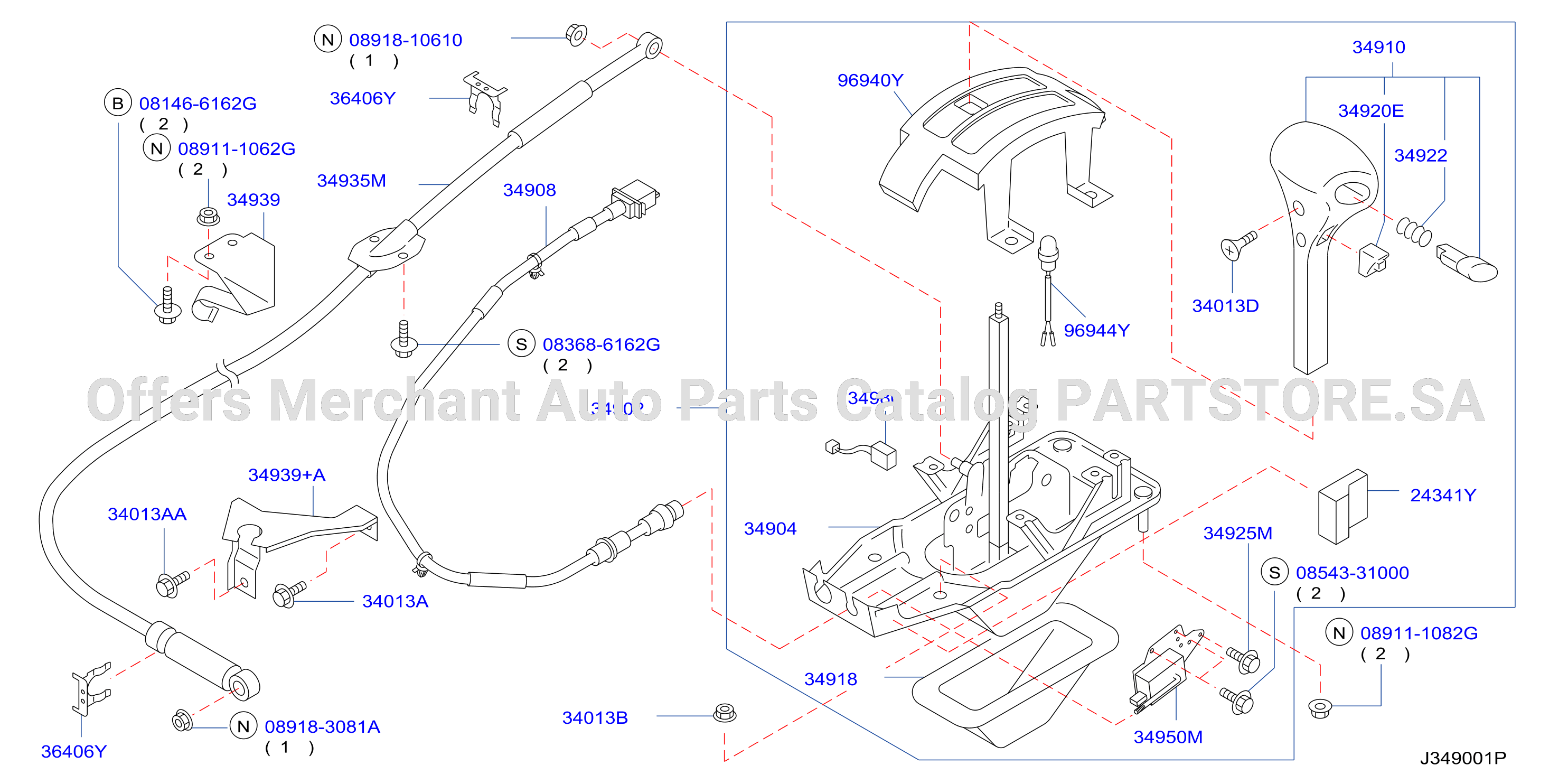 Auto Transmission Control Device W / O Dsw