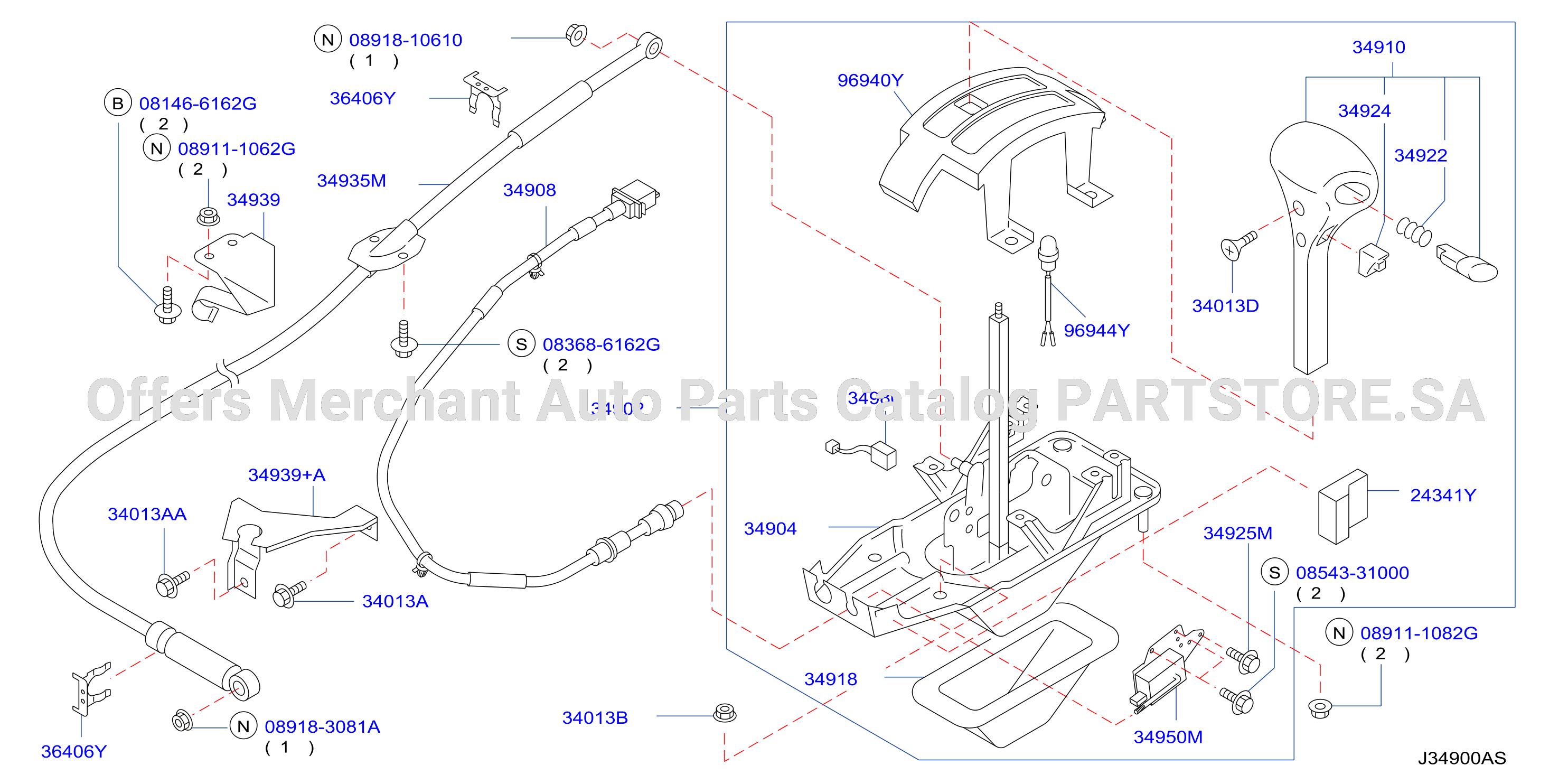 Auto Transmission Control Device W / O O Dsw