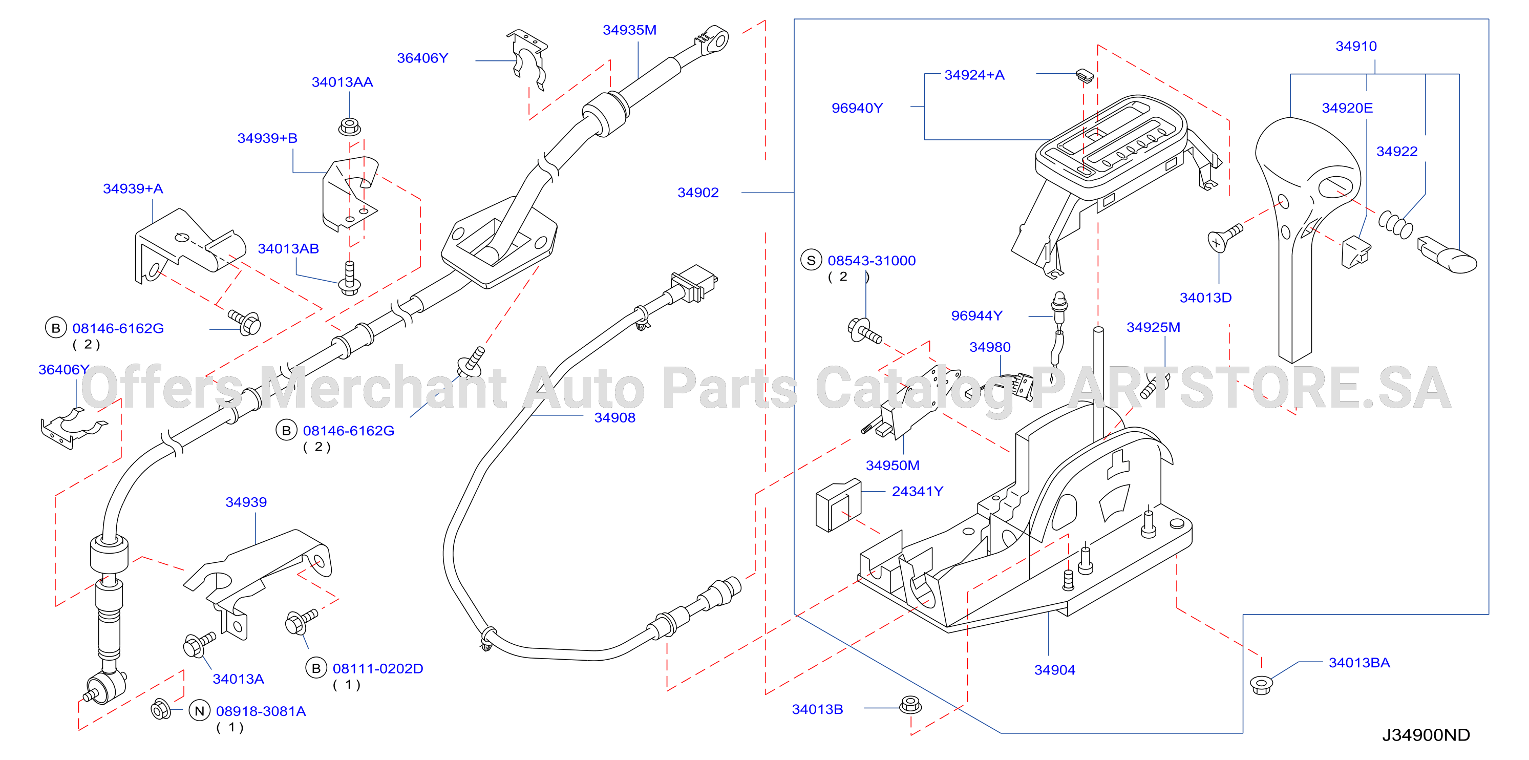 Auto Transmission Control Device W / Odsw