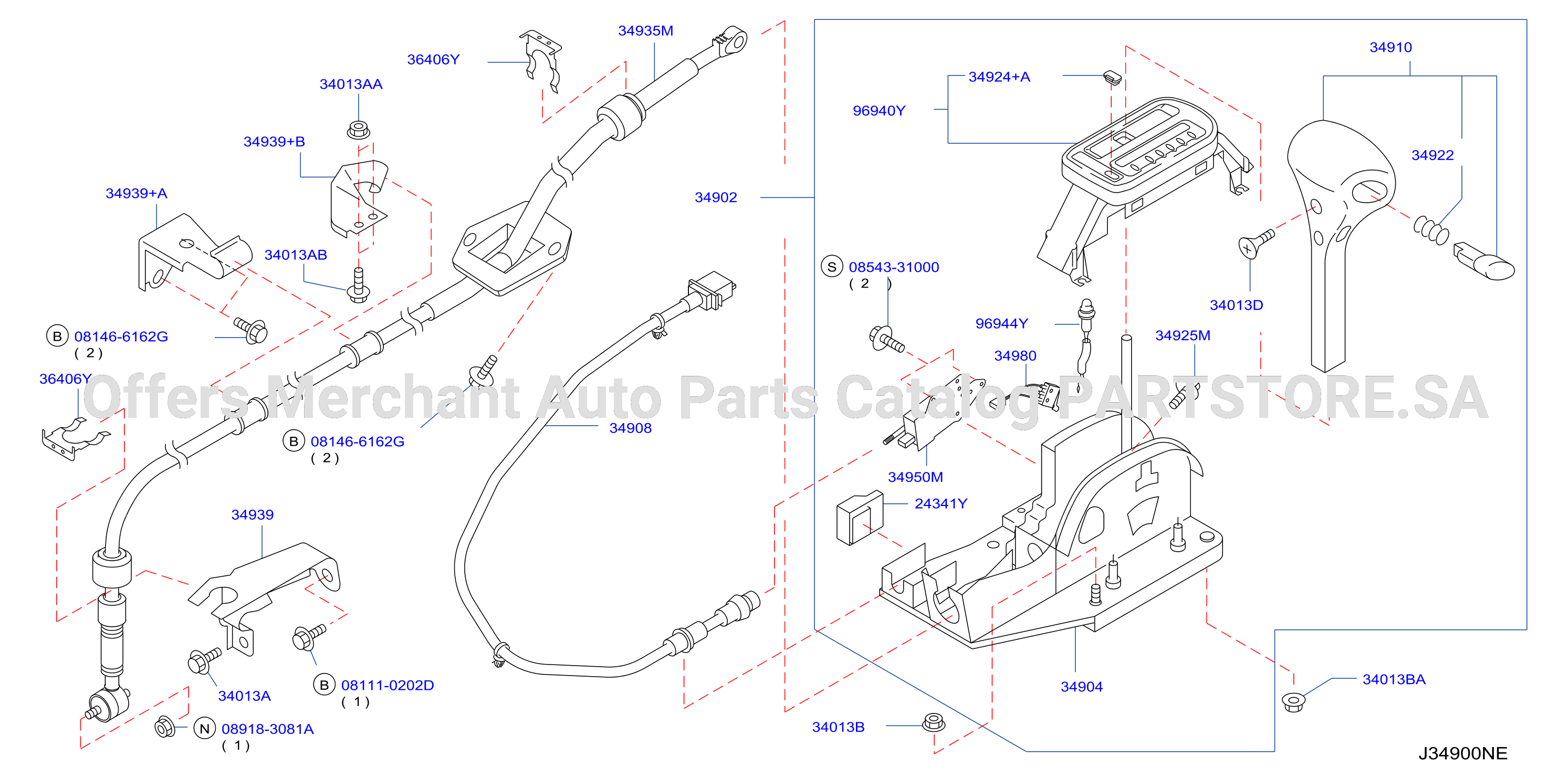 Auto Transmission Control Device W / 0 Odsw