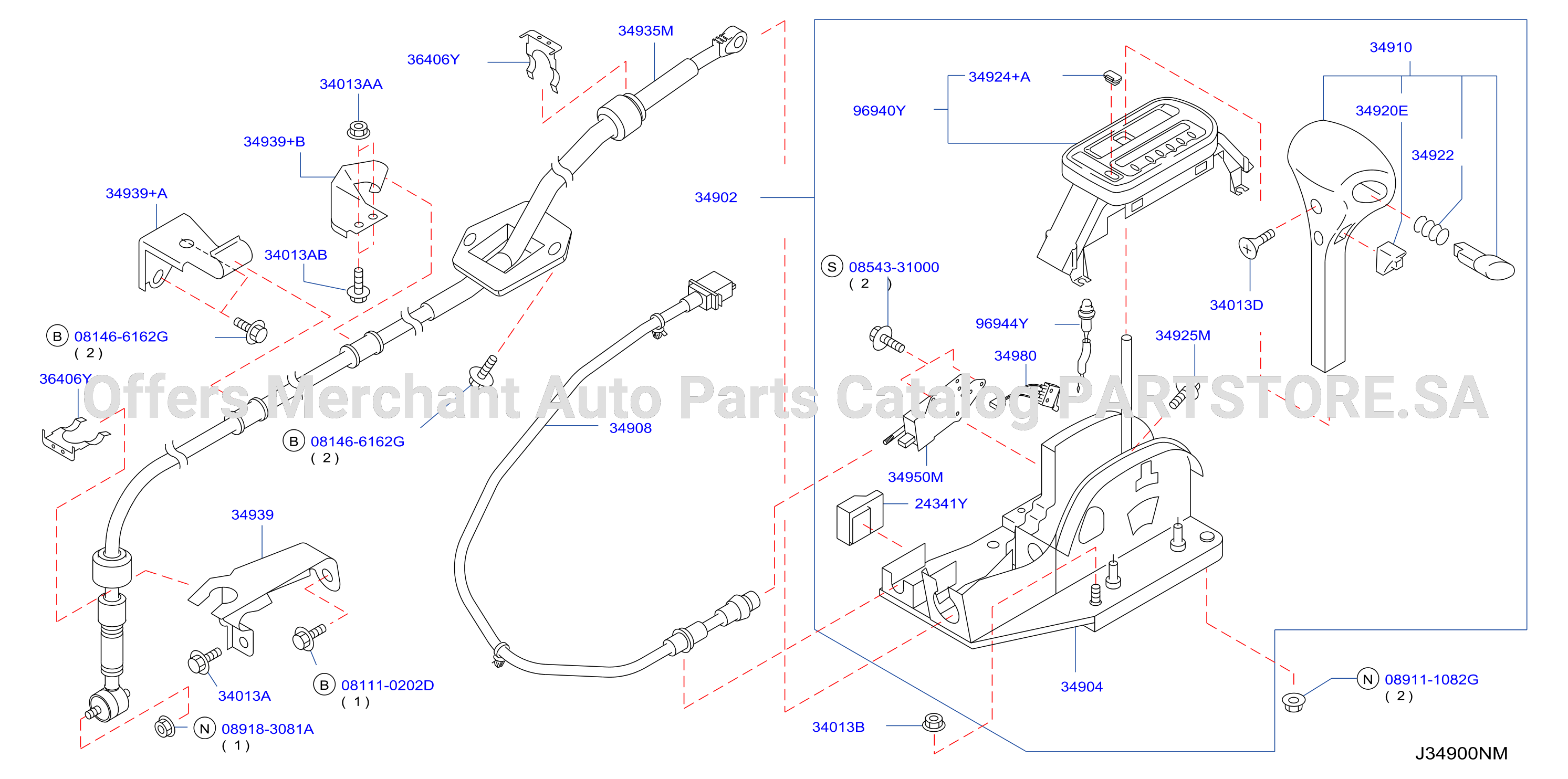 Auto Transmission Control Device W / Odsw