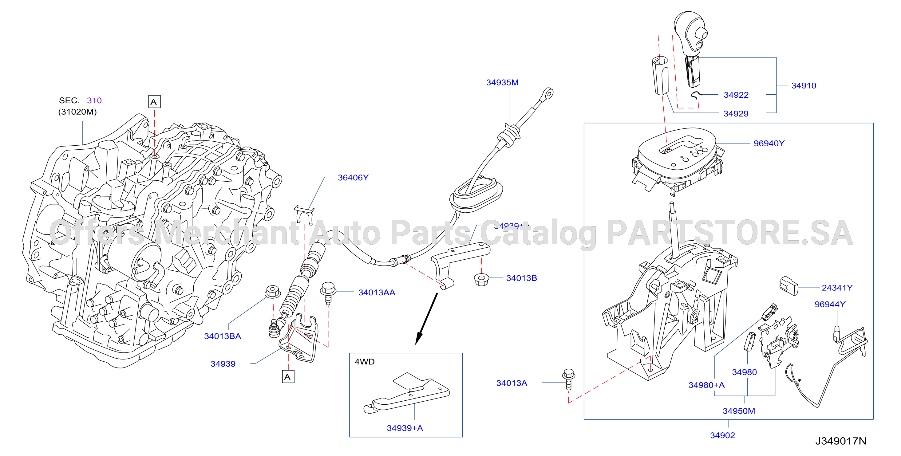 Auto Transmission Control Device