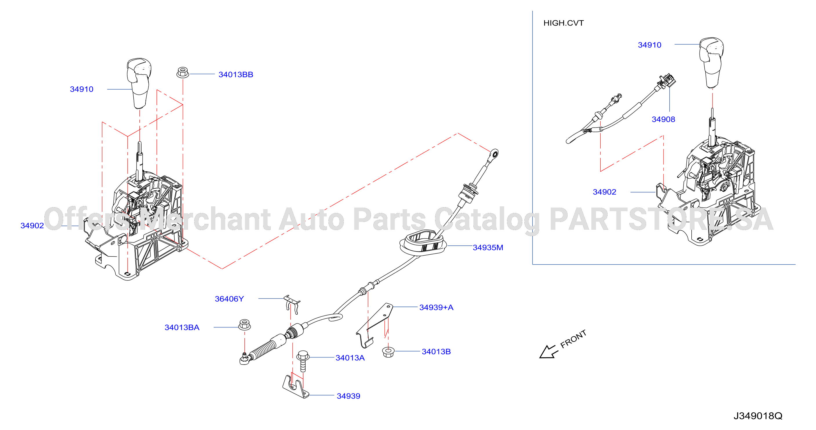 Auto Transmission Control Device Bra
