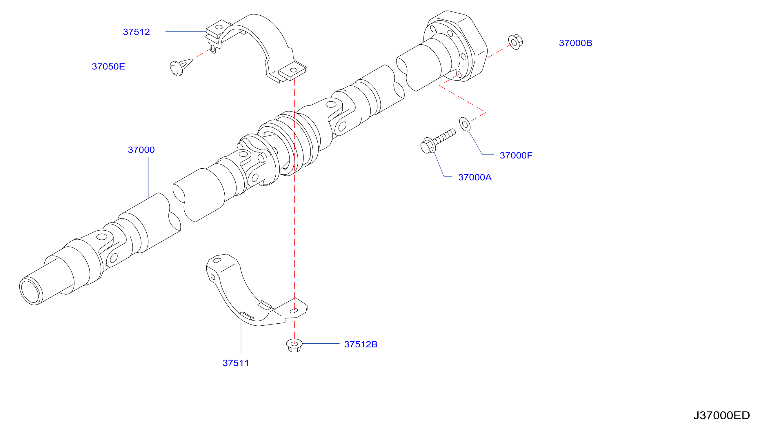 Propeller Shaft Vq 2Wd Twn Gcc