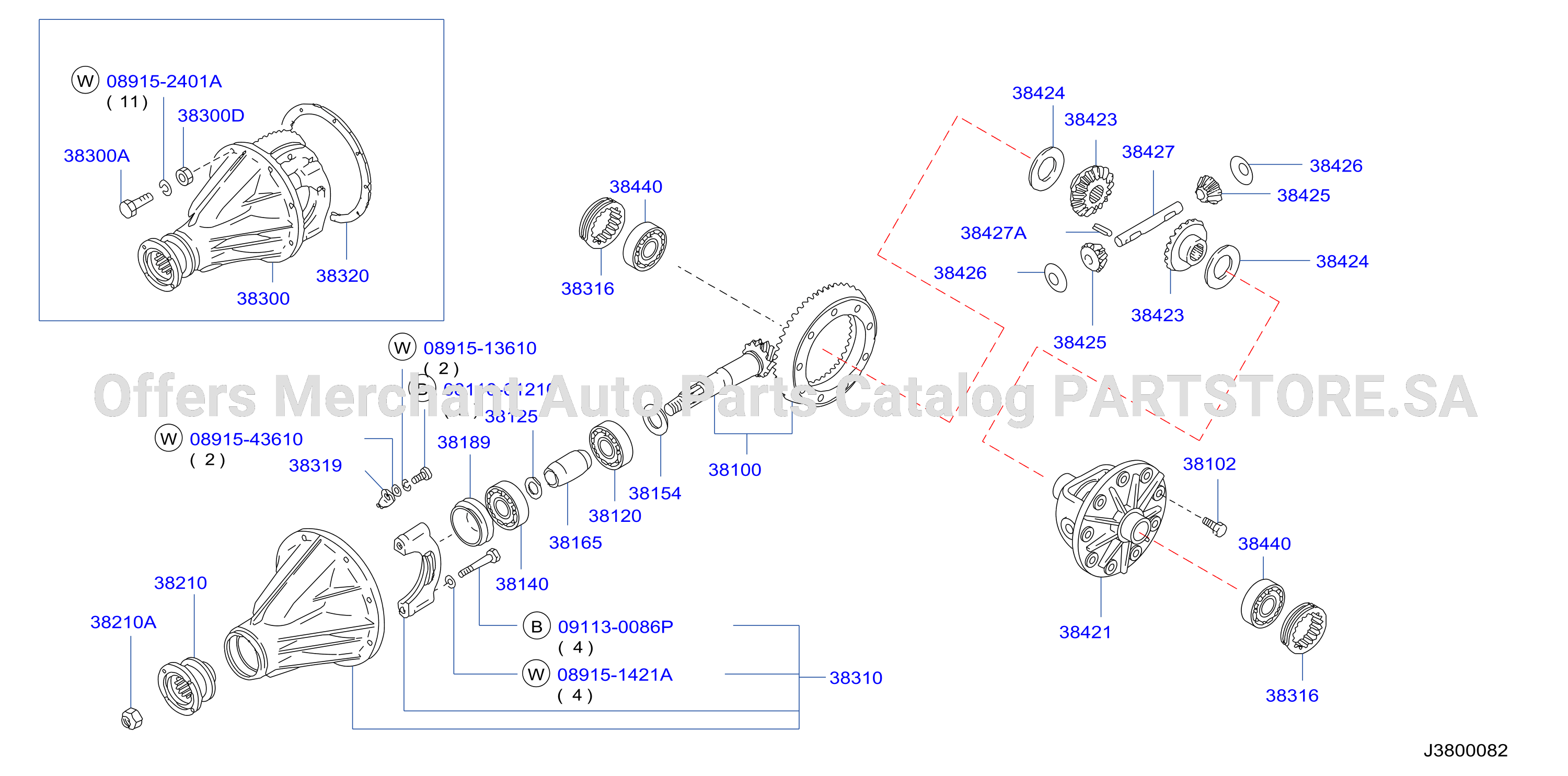Rear Final Drive 2Wd