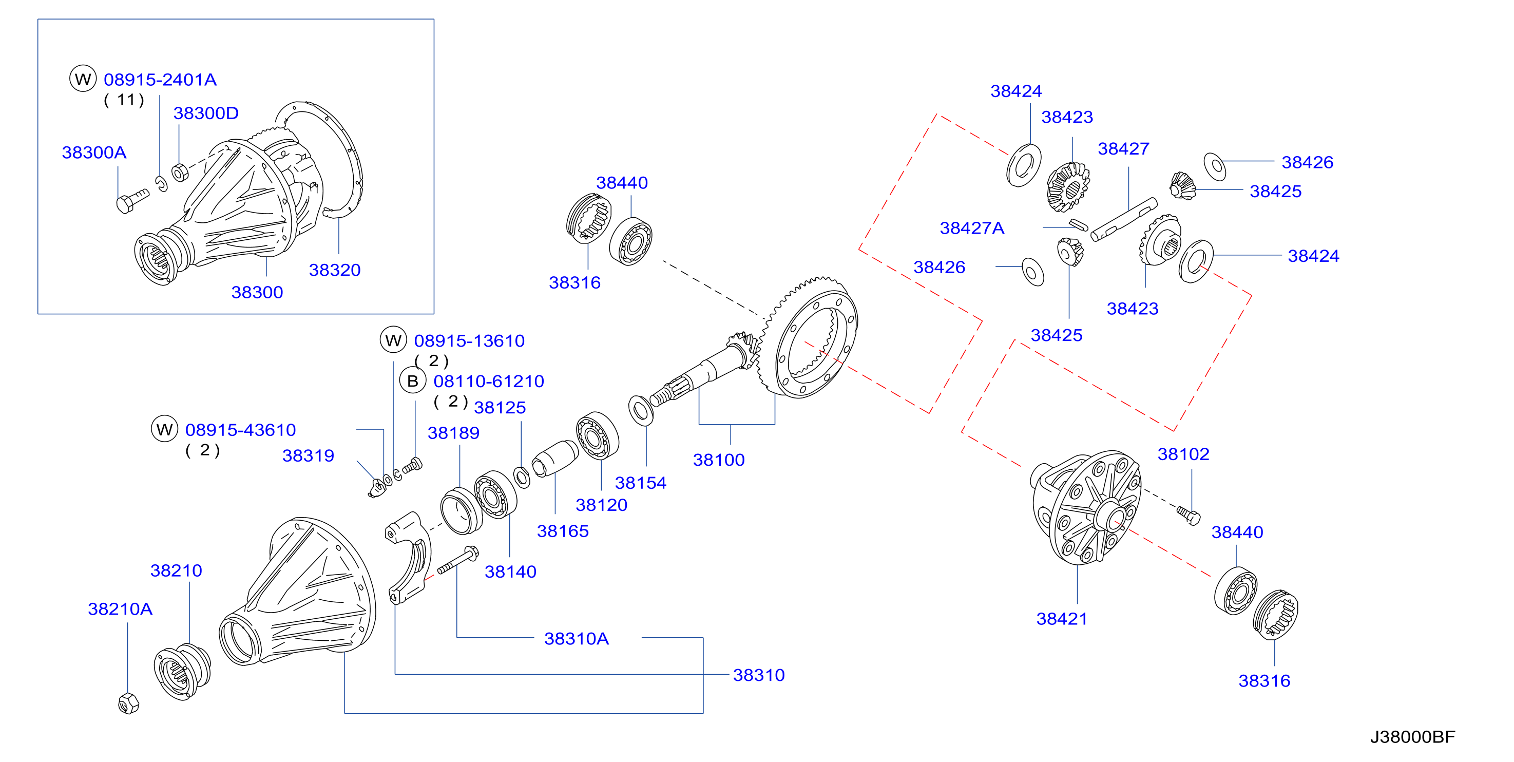 Rear Final Drive 2Pinion