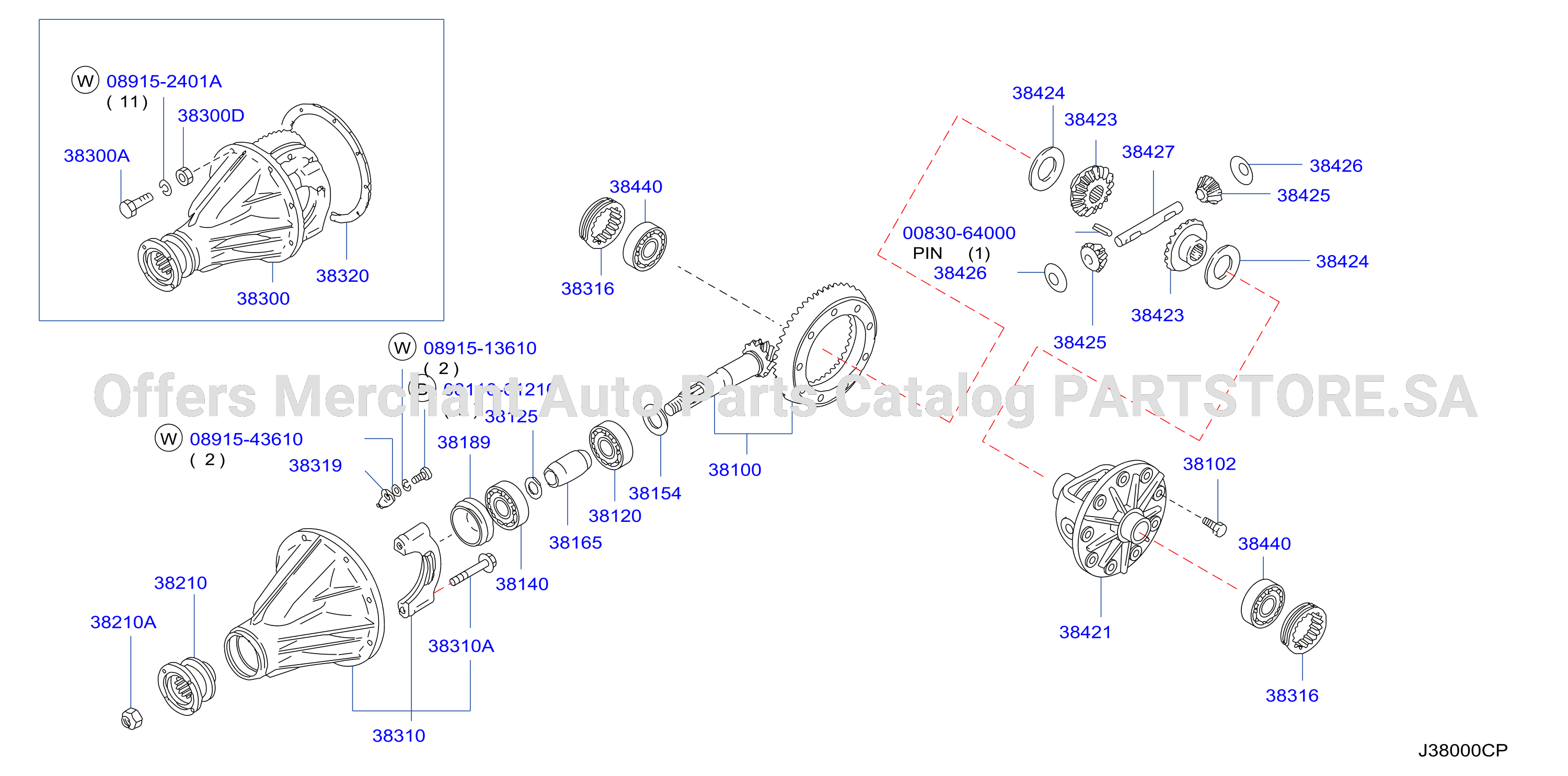 Rear Final Drive 2Wd