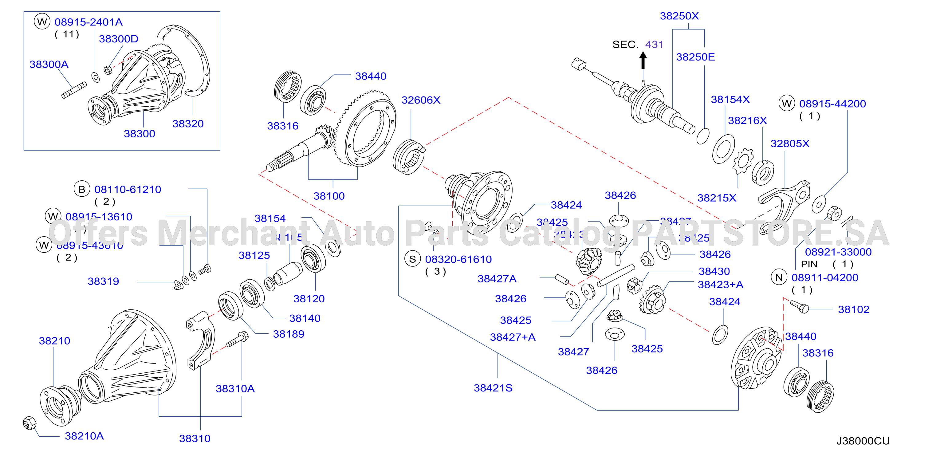 Rear Final Drive Diff Lock