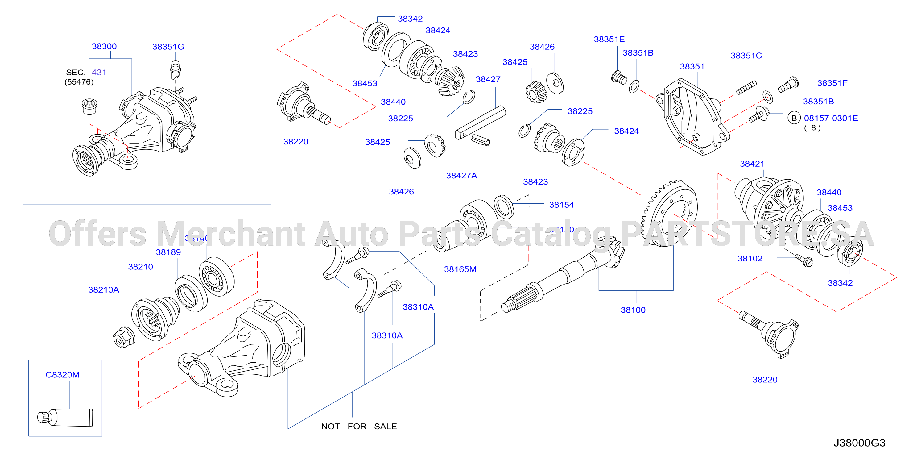 Rear Final Drive Sedan 2Pin