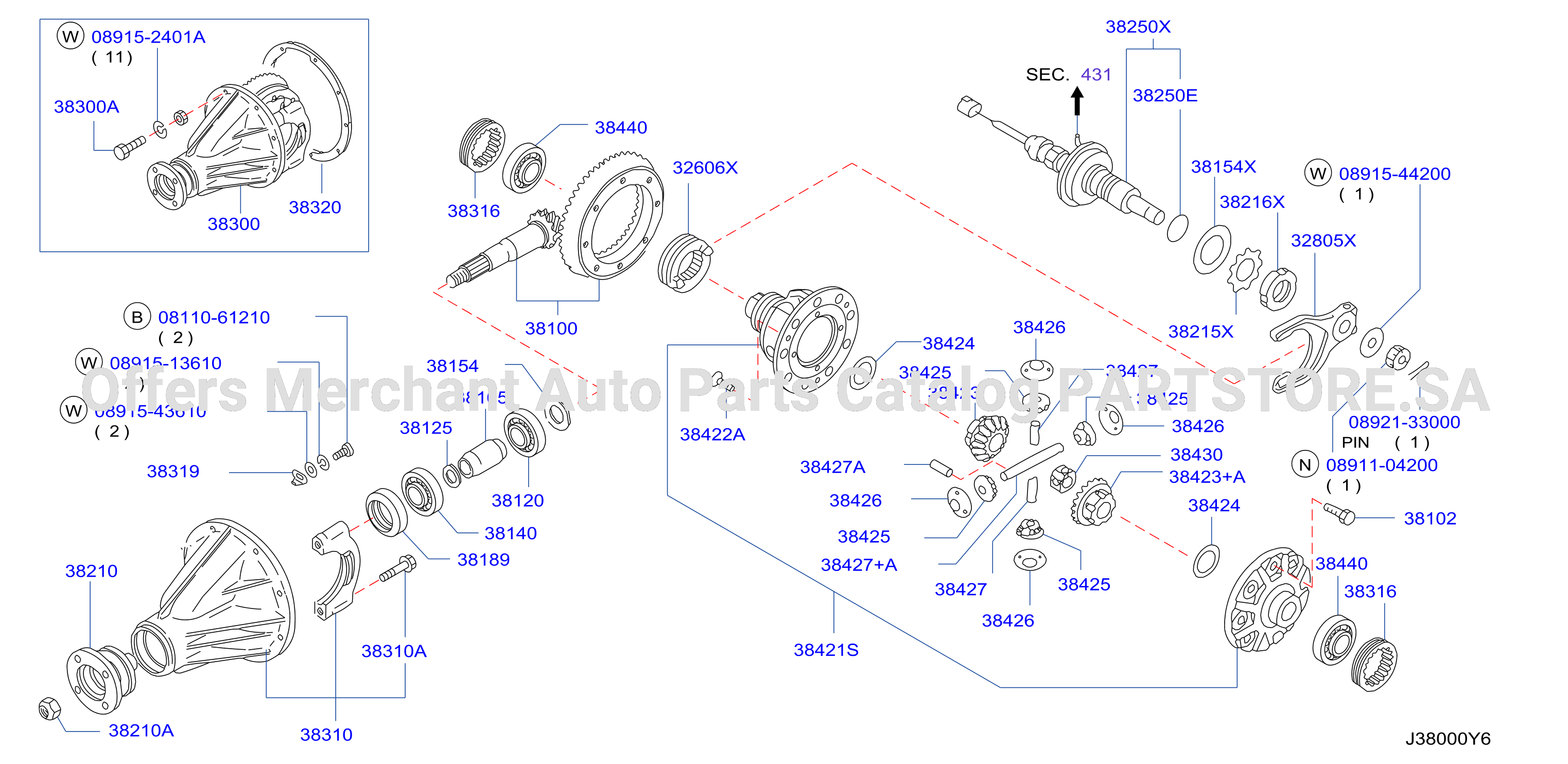 Rear Final Drive Diff Lock