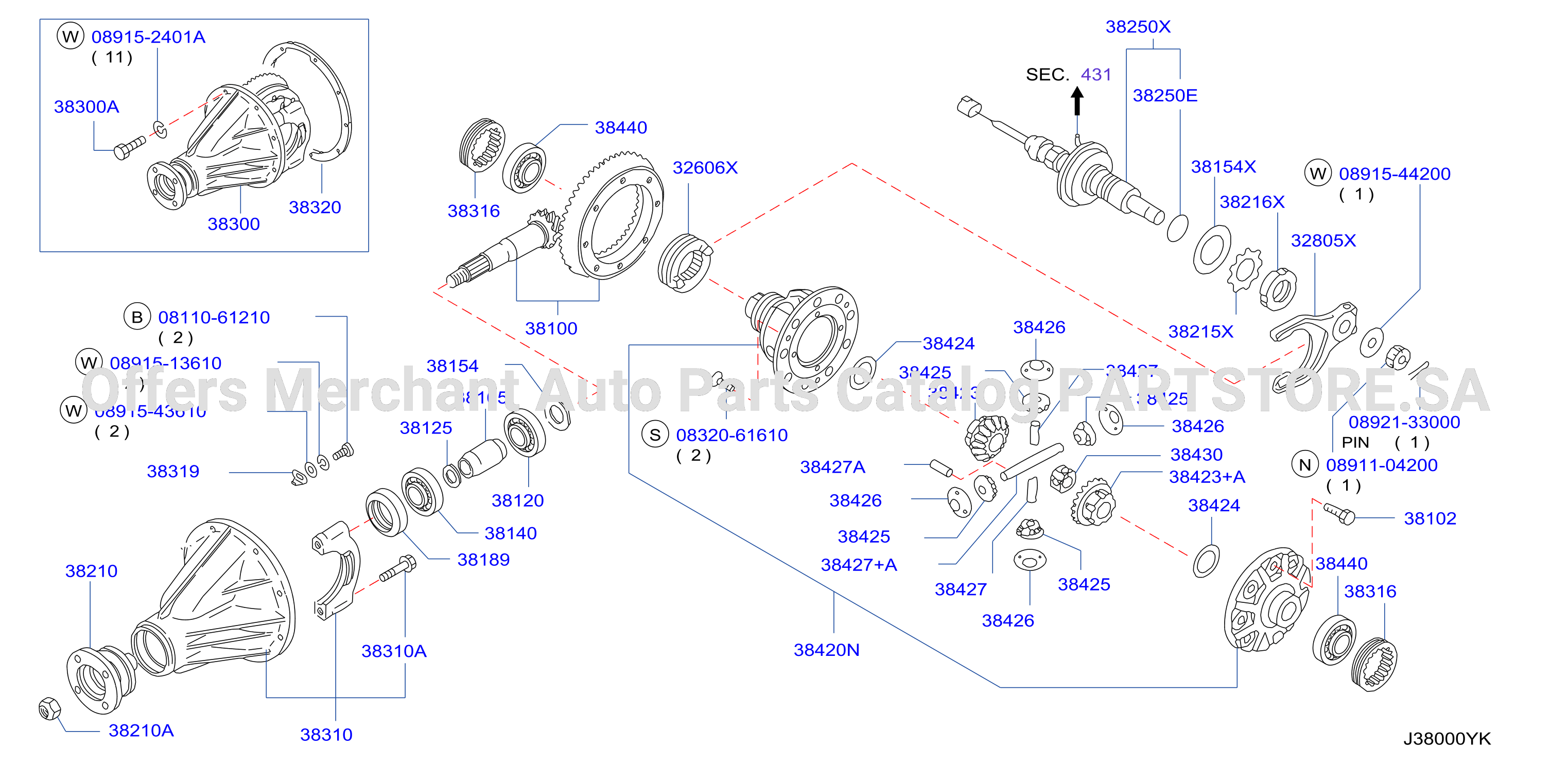Rear Final Drive H260B