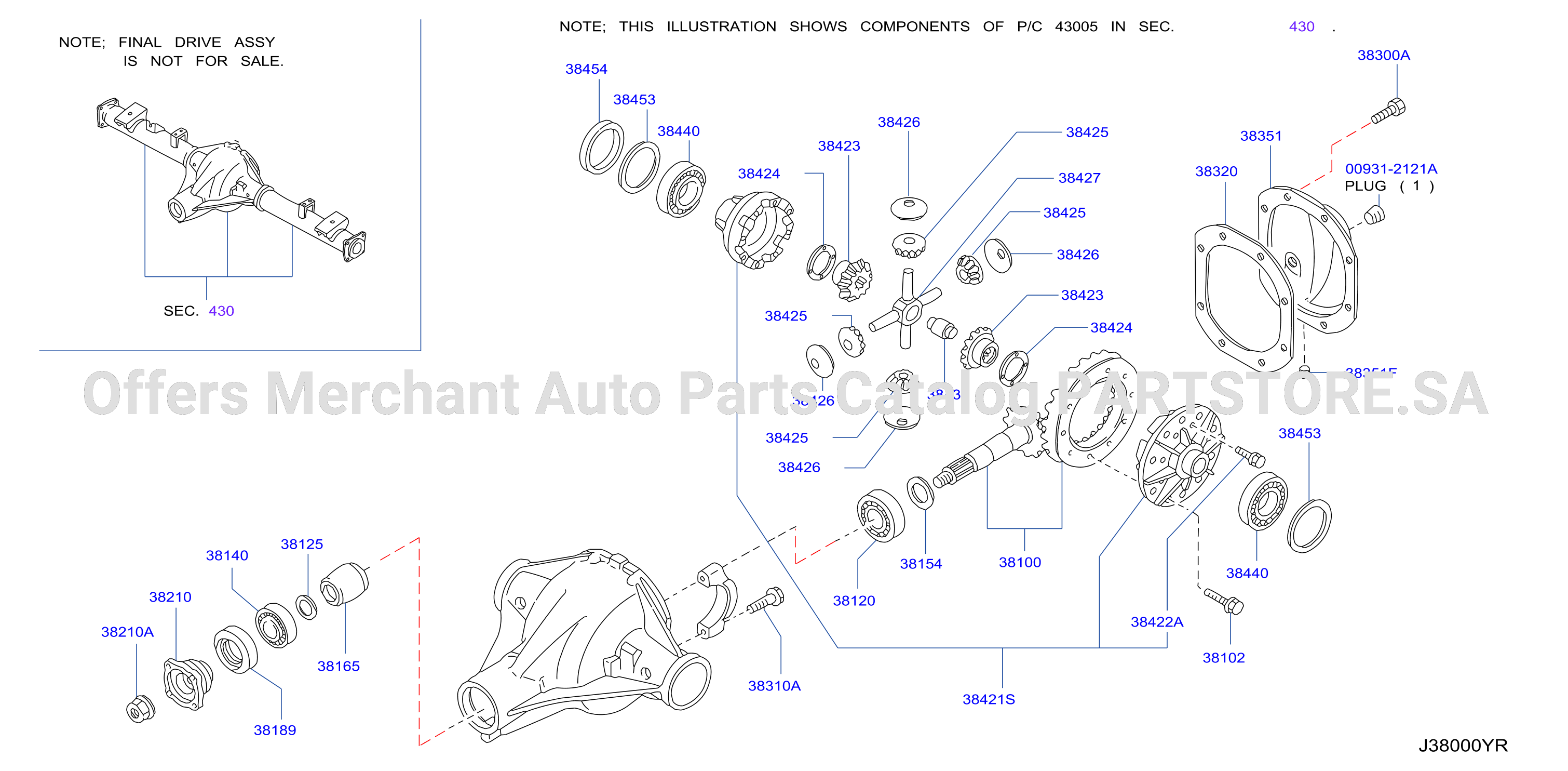 Rear Final Drive C200B