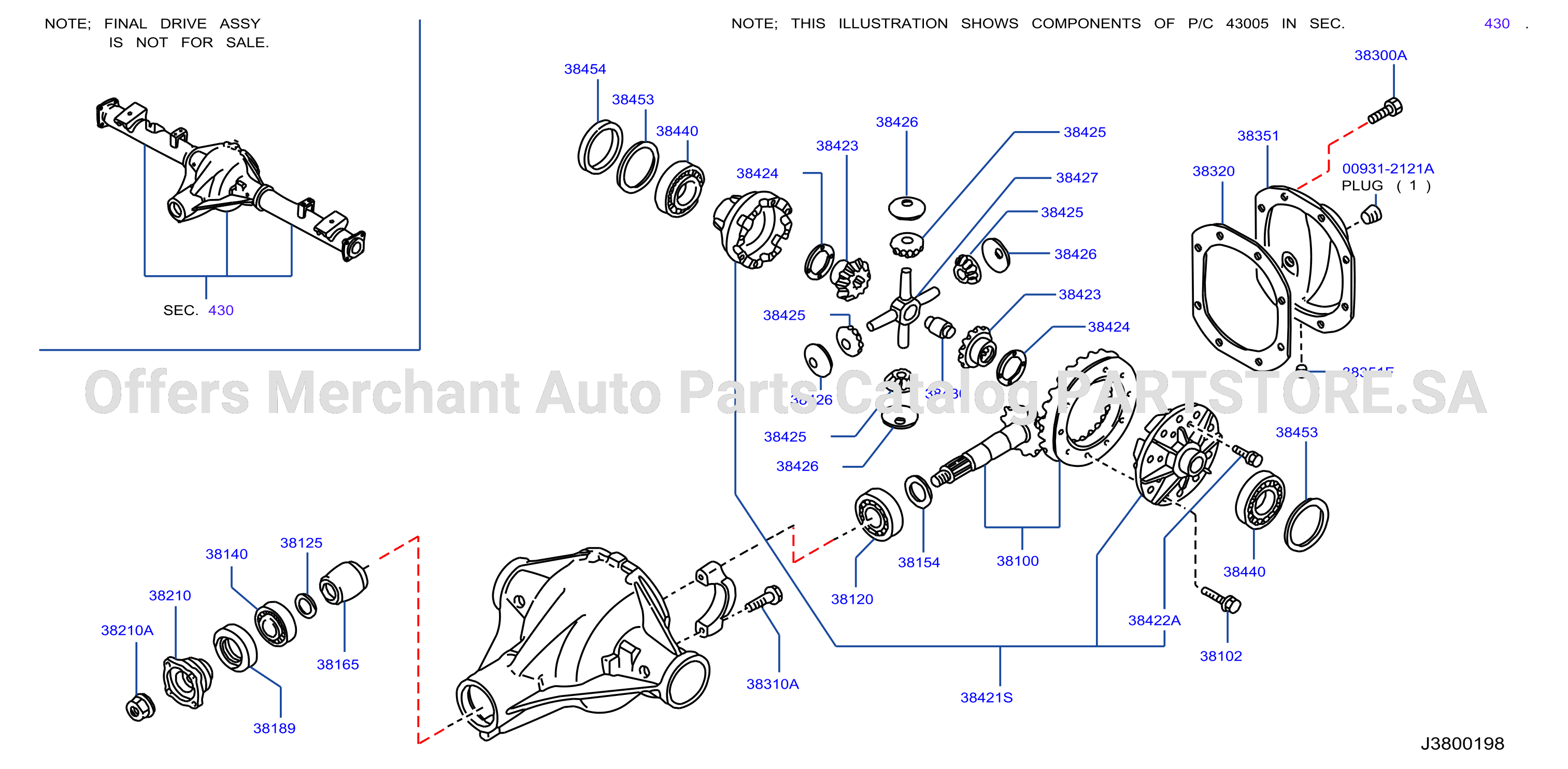 Rear Final Drive C200B