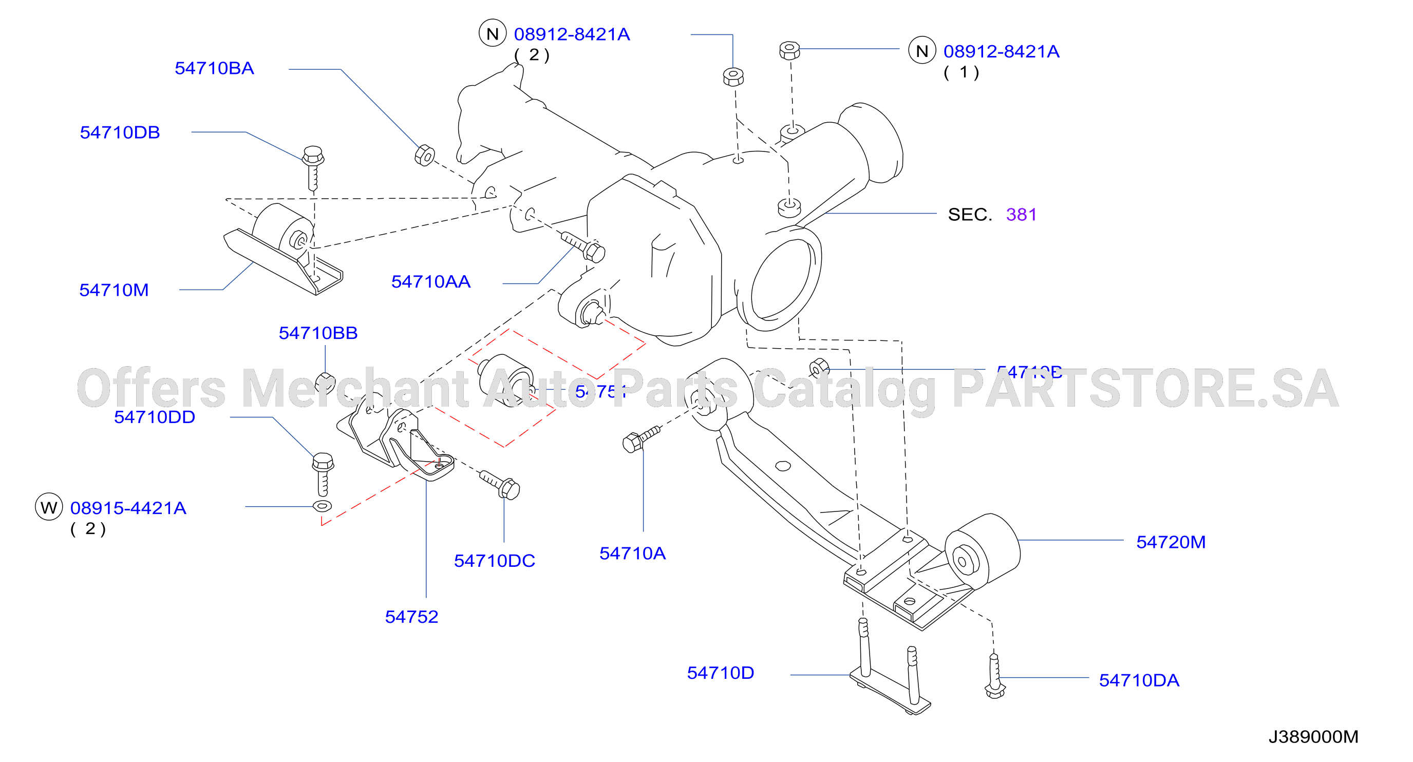 Front Final Drive Mounting