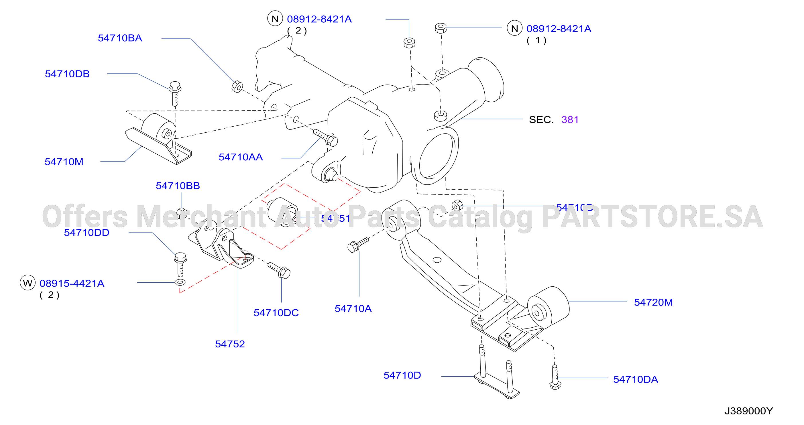 Front Final Drive Mounting