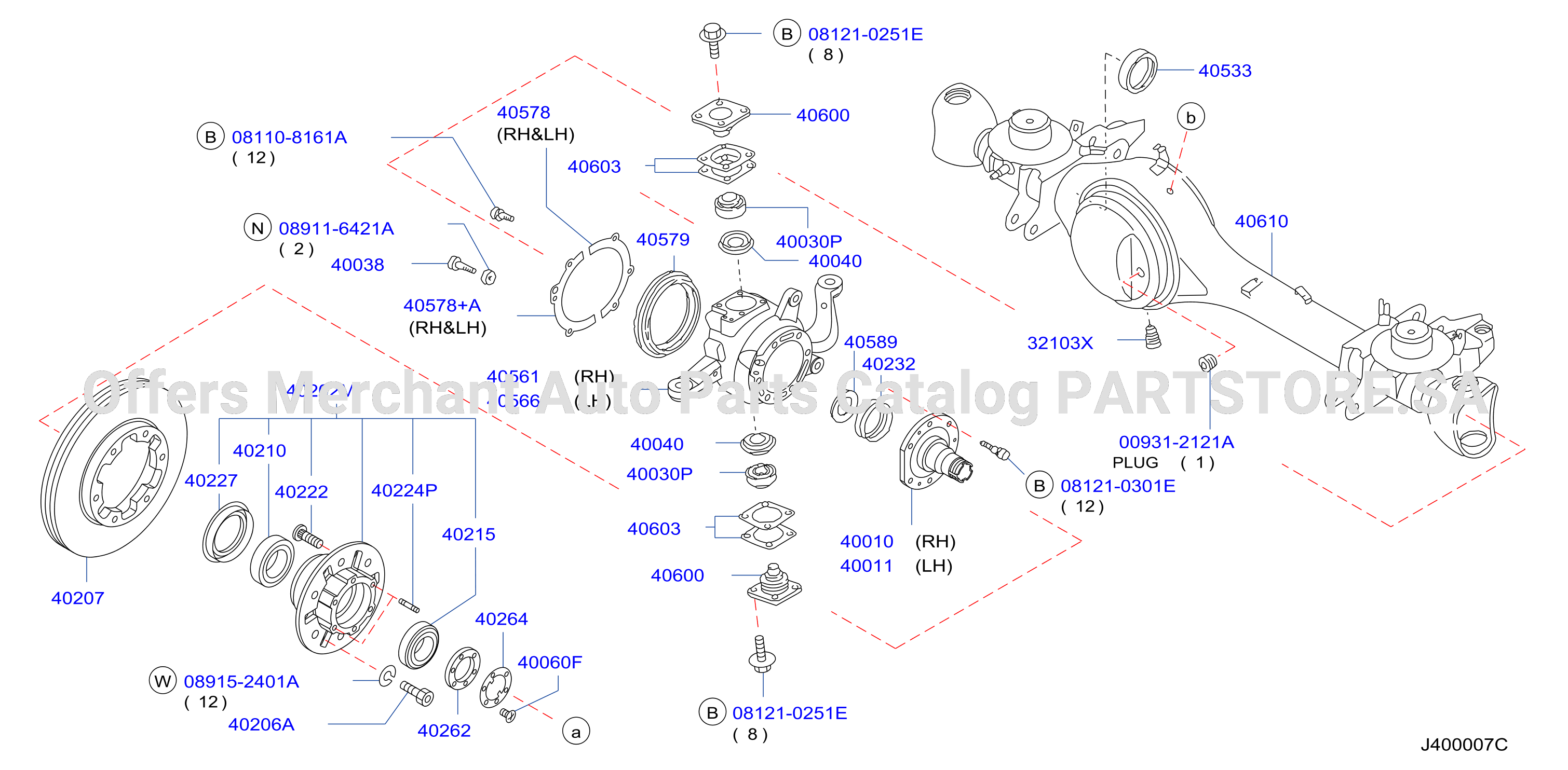 Front Axle Front Axle Parts