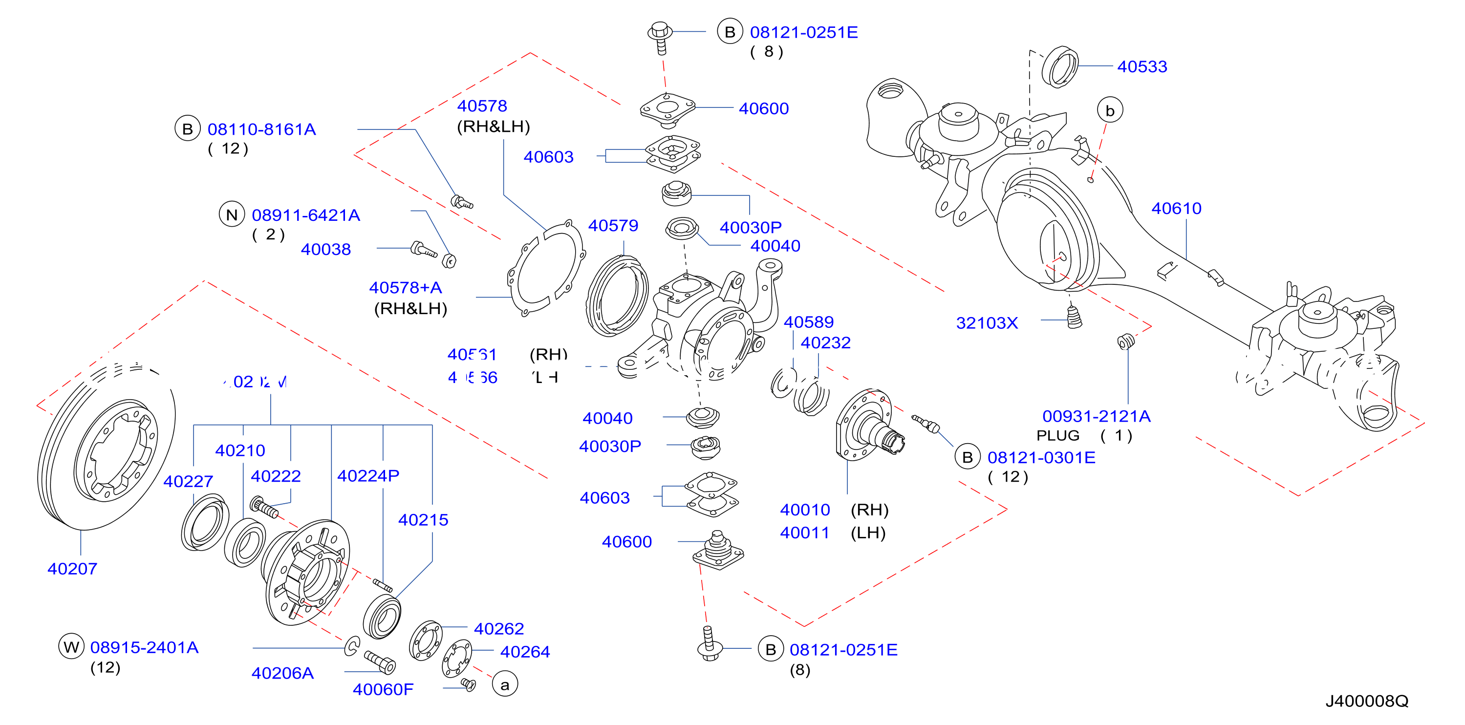Front Axle Front Axle Parts