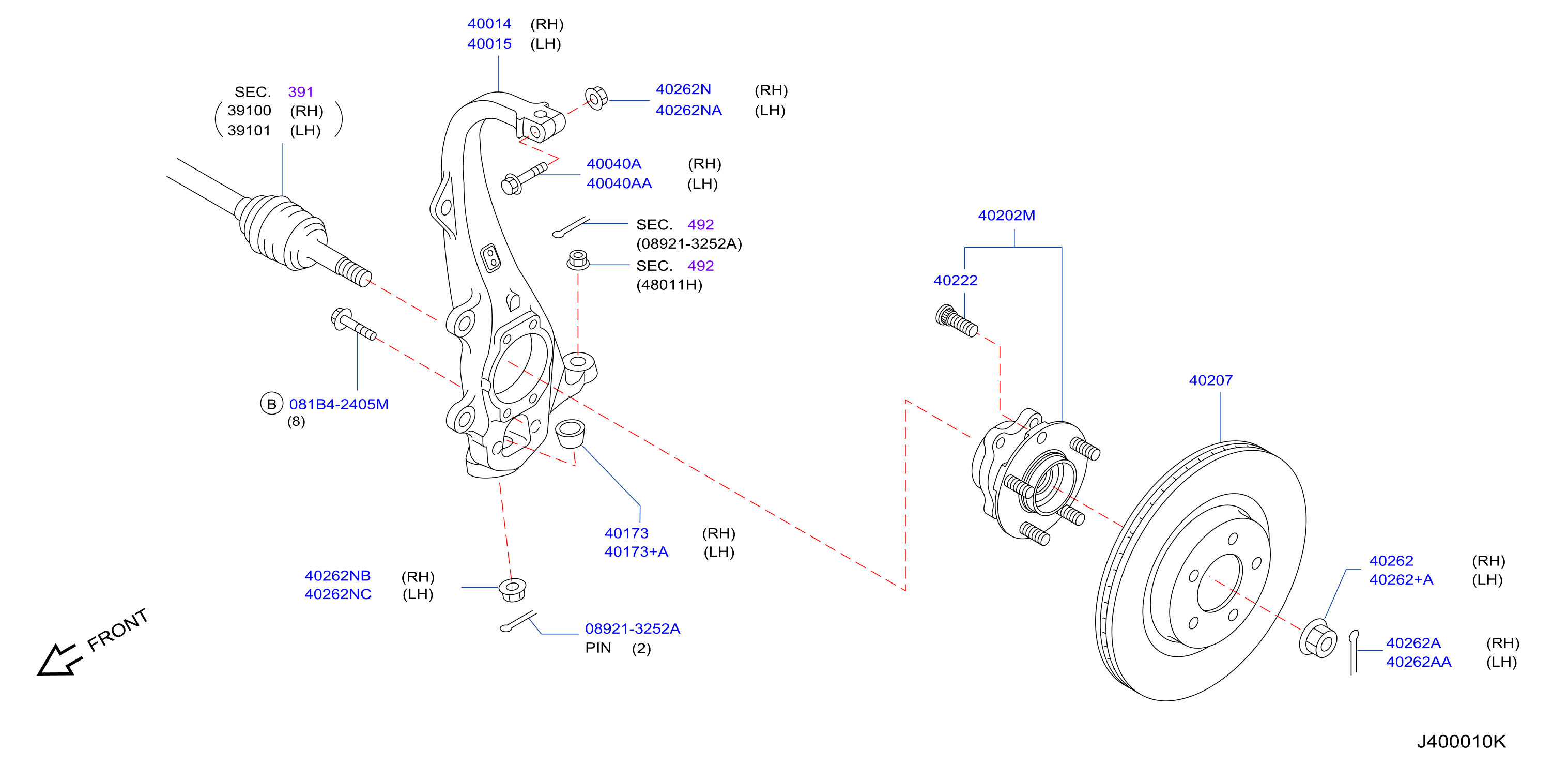 Front Axle For Kor Gcc