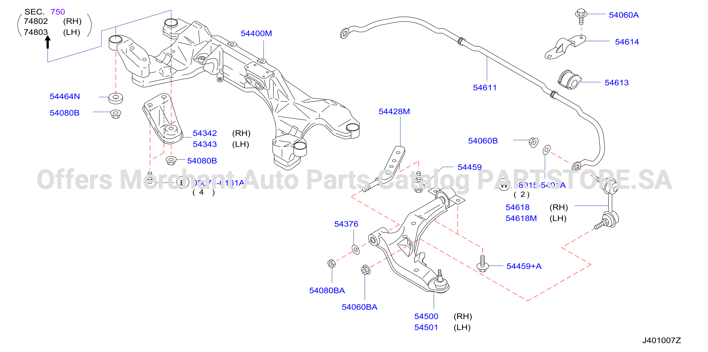 Front Suspension Member Link