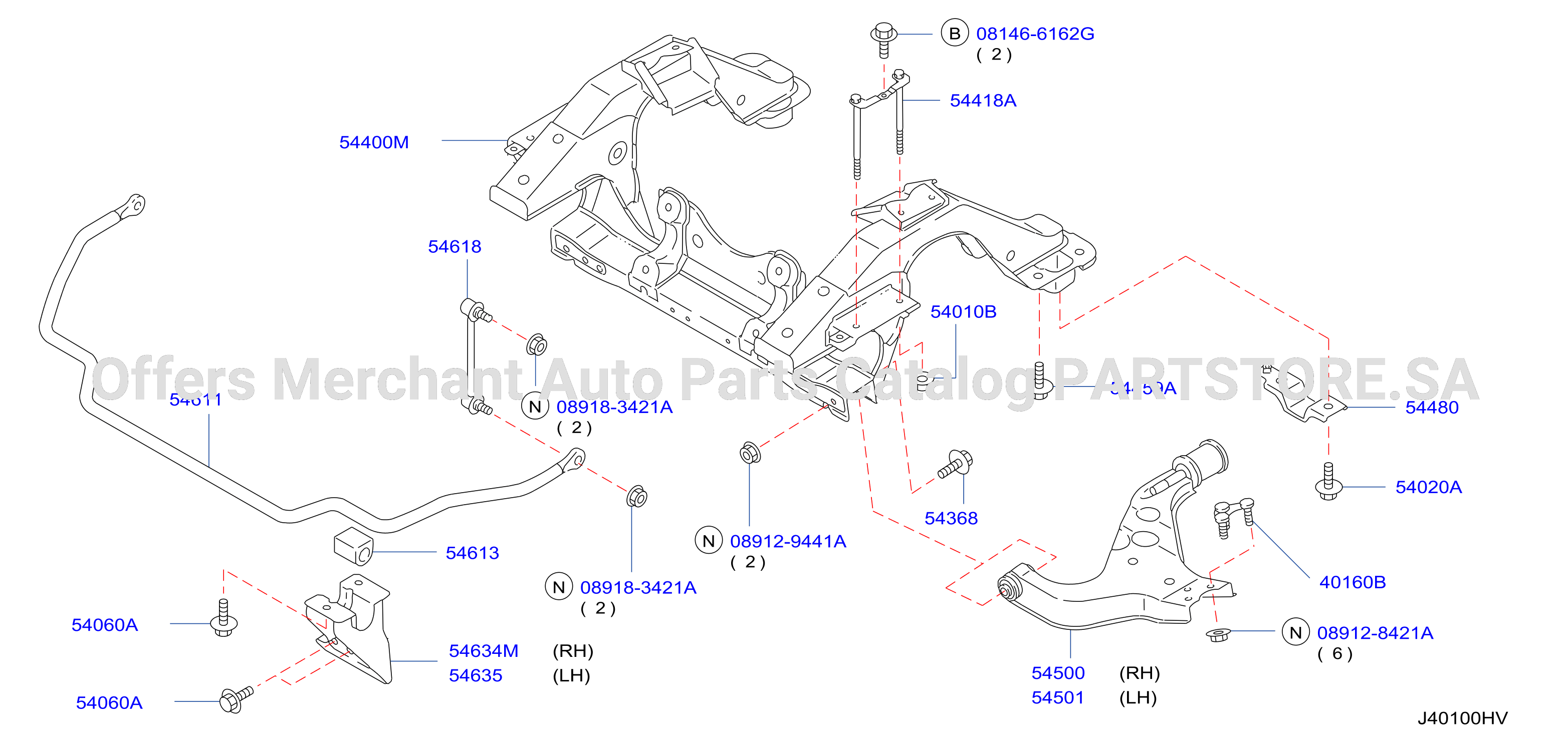 Front Suspension Member Stabilizer