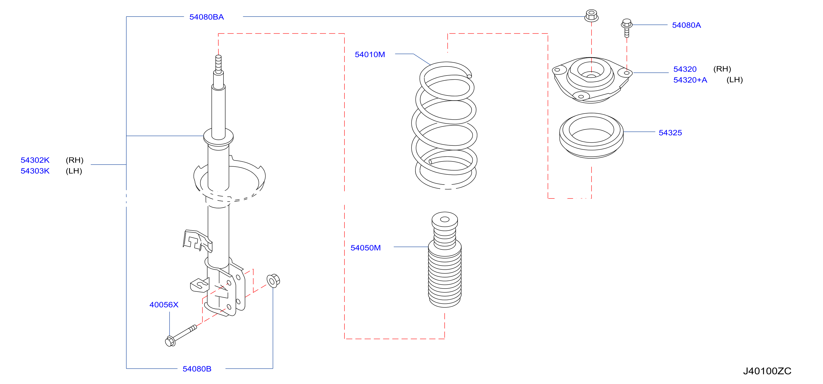 Front Suspension Strut Spring