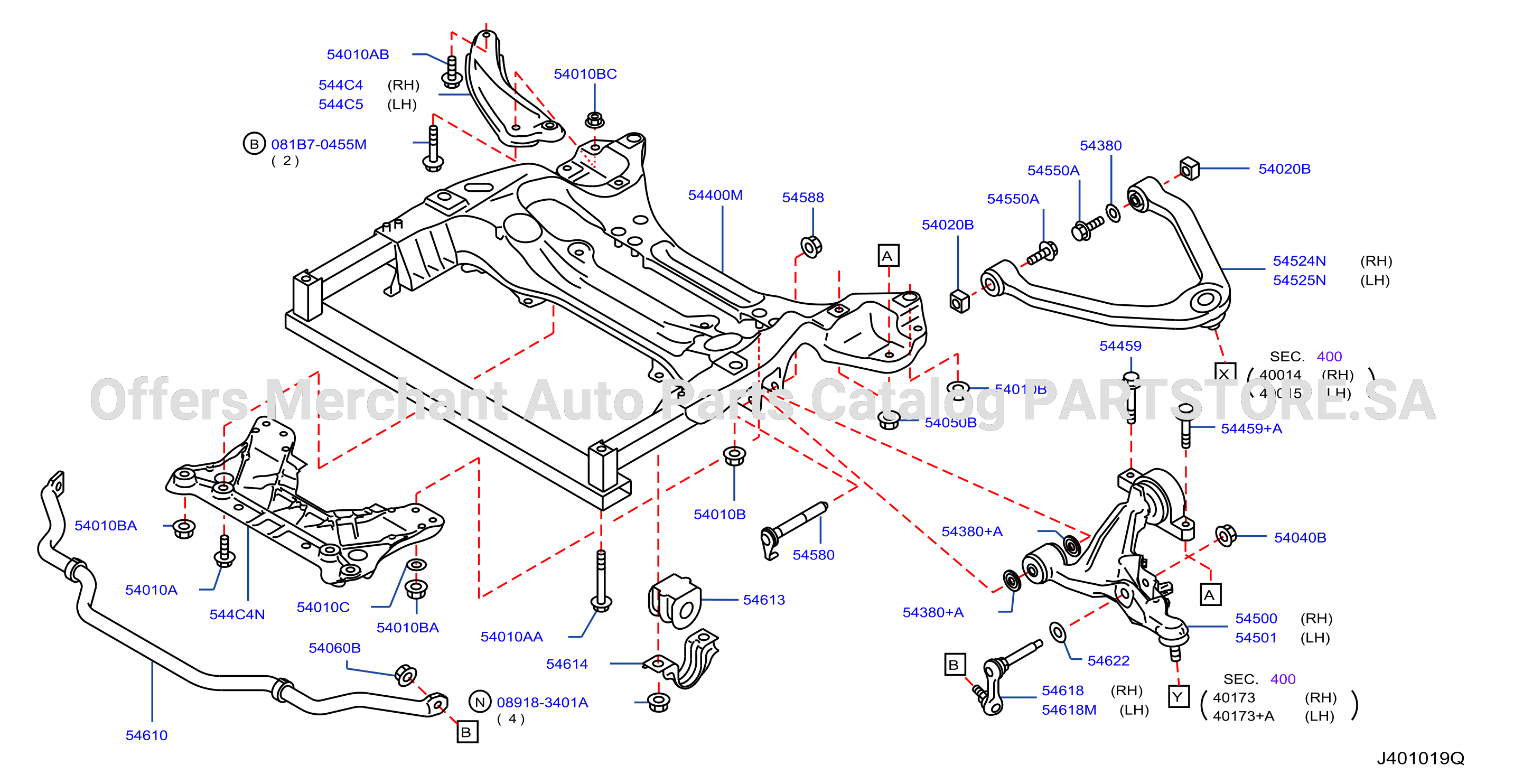Front Suspension Member Link