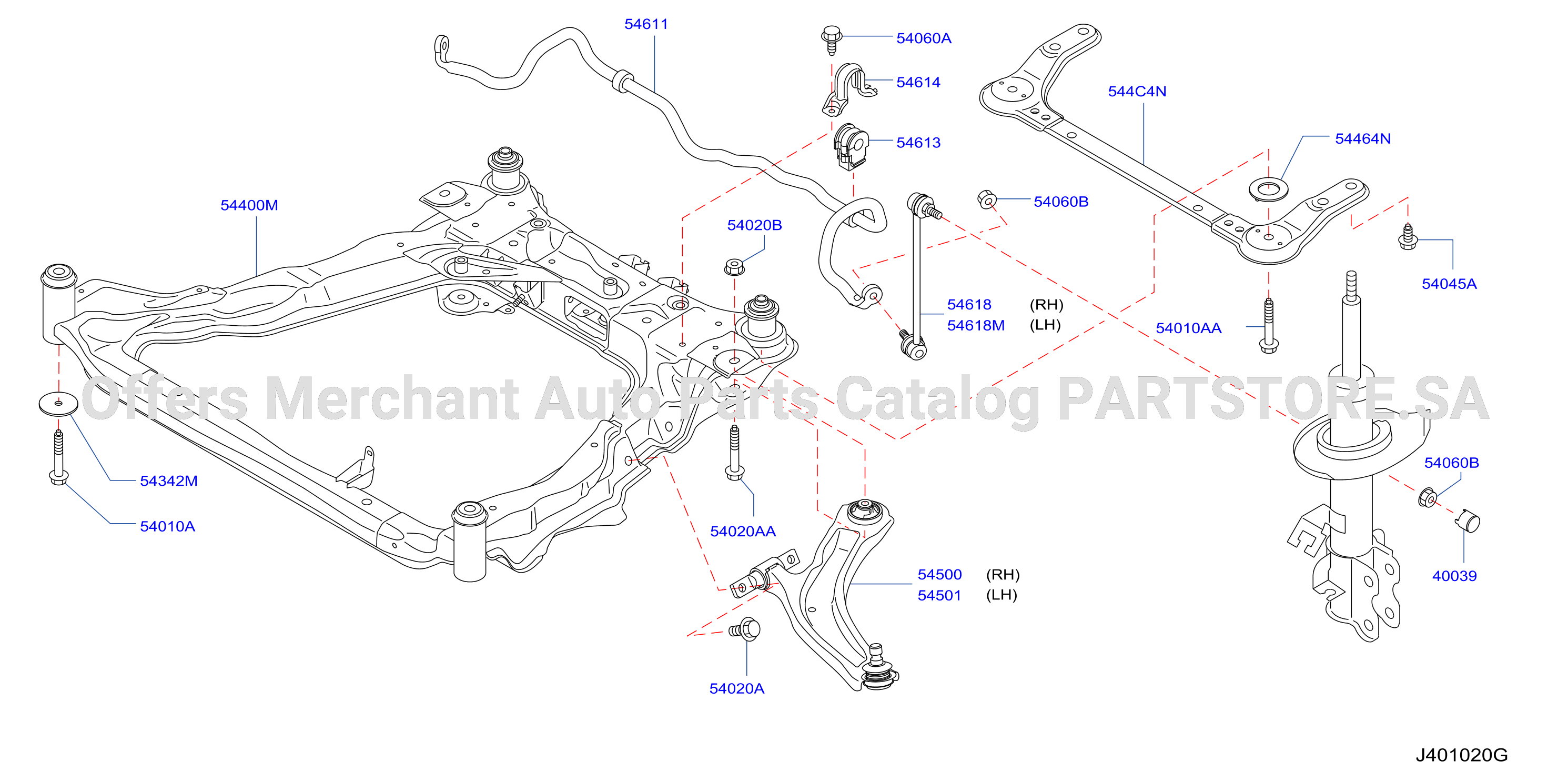 Front Suspension F / Mex Member