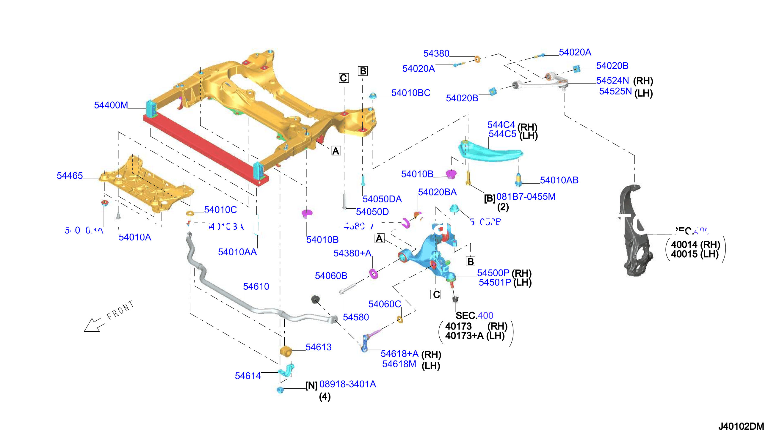 Front Suspension Member Link