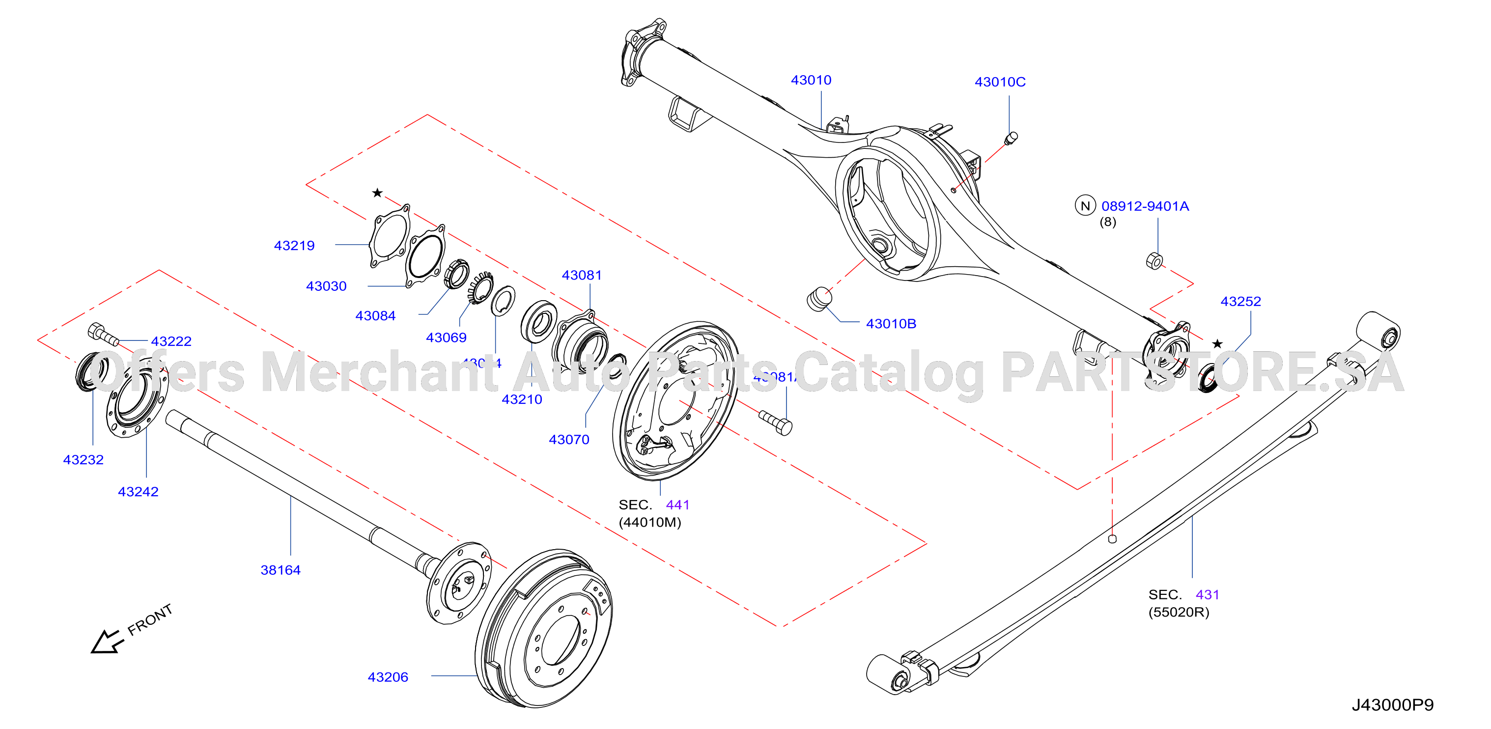 Rear Axle H233
