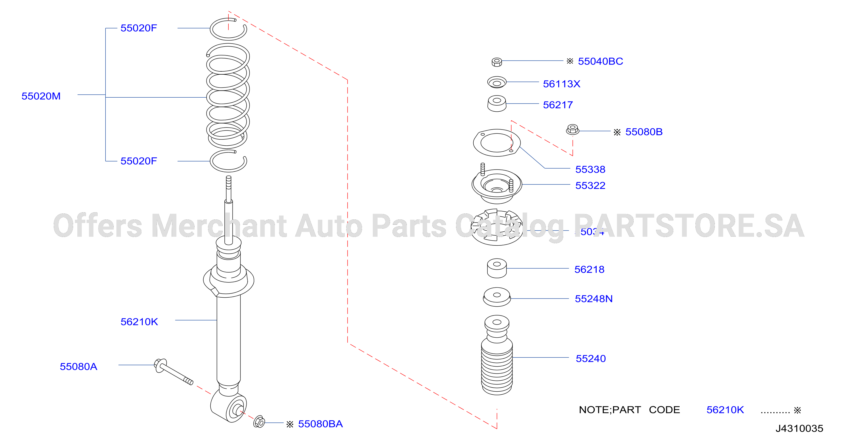 Rear Suspension Absorber Rr
