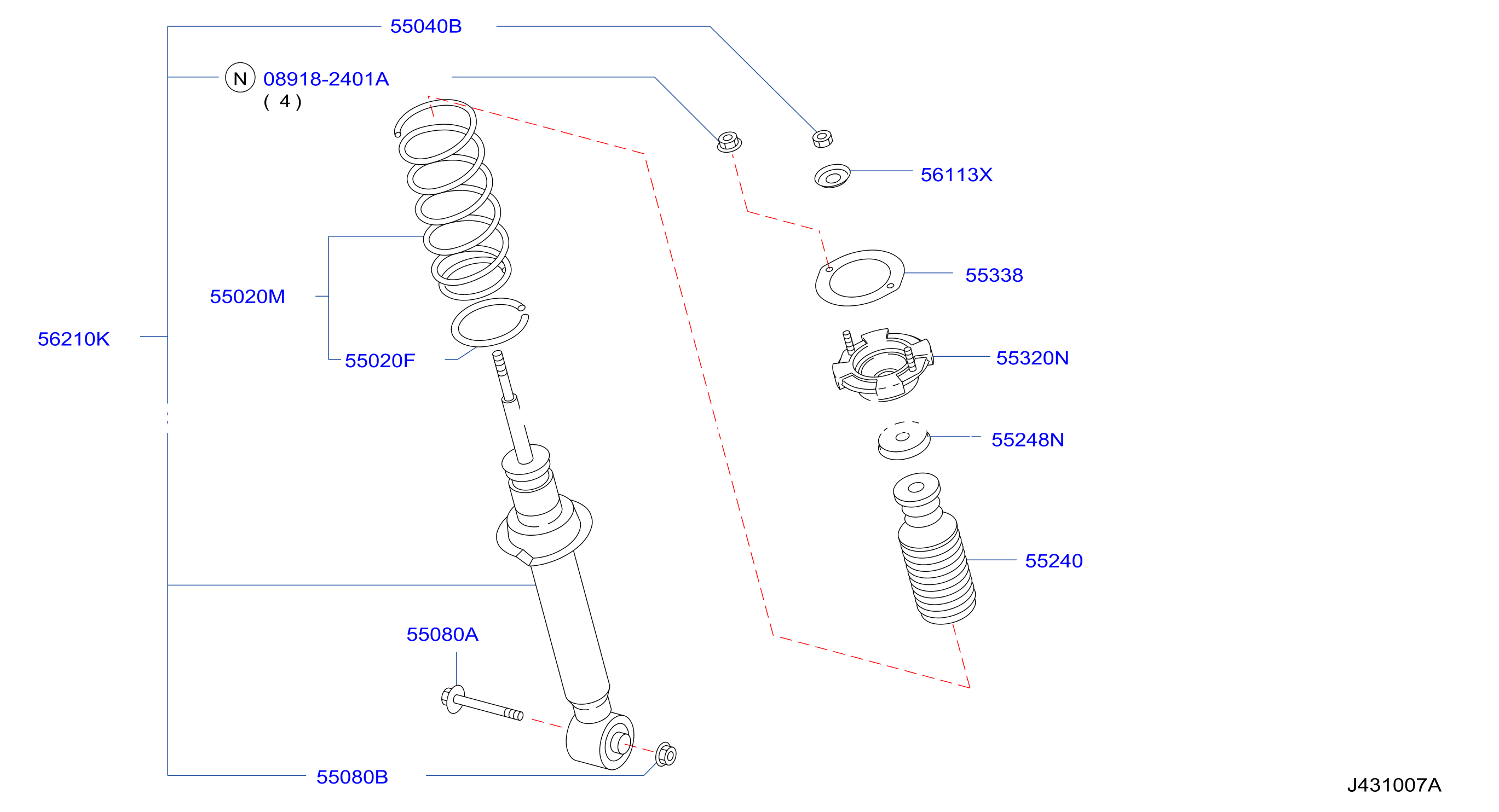 Rear Suspension Absorber