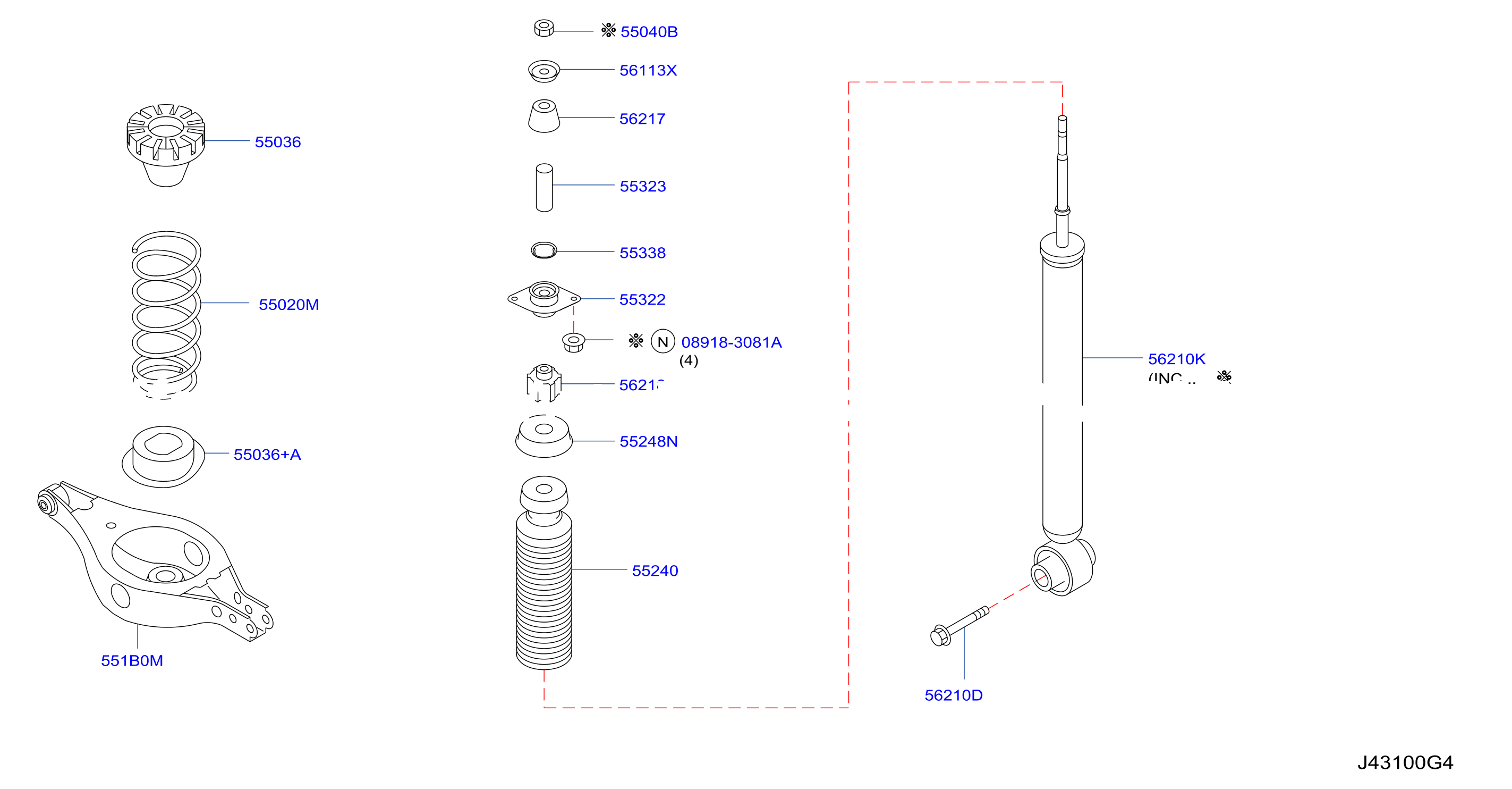 Rear Suspension Absorber