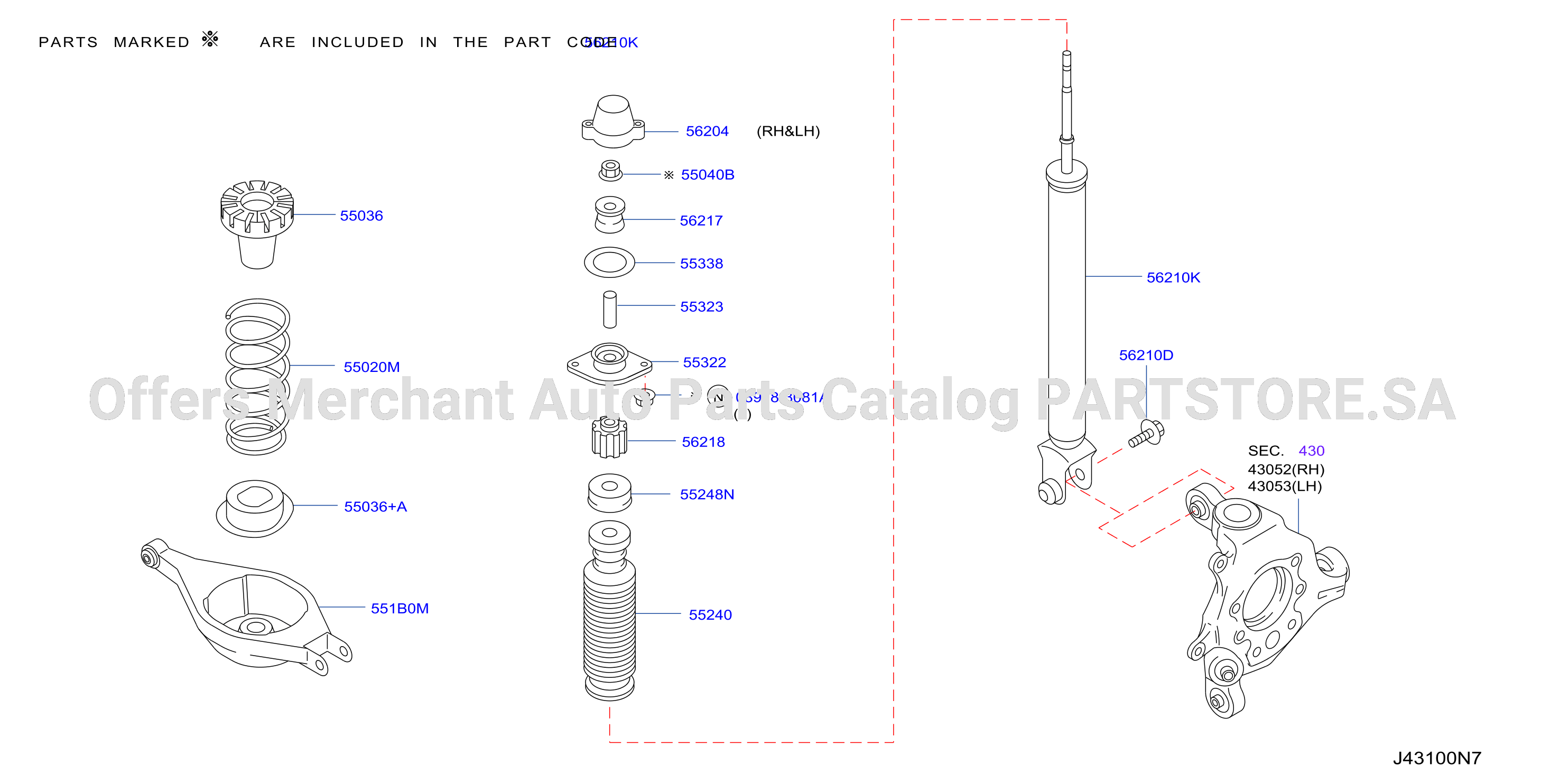 Rear Suspension Shock Absorber
