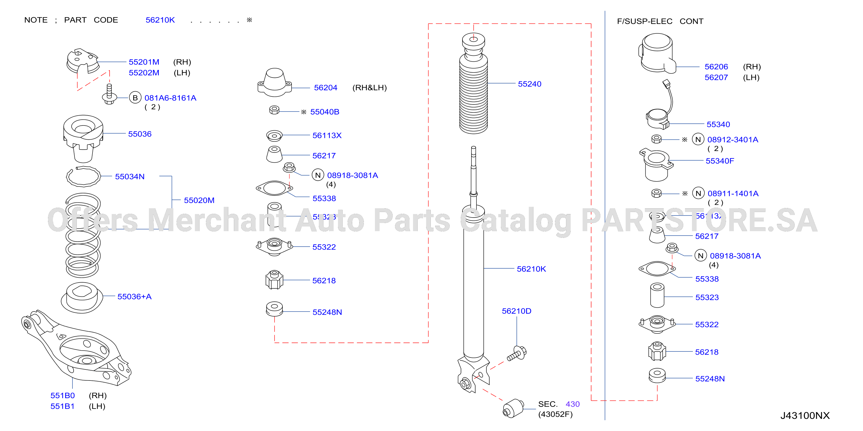 Rear Suspension Shock Absorber