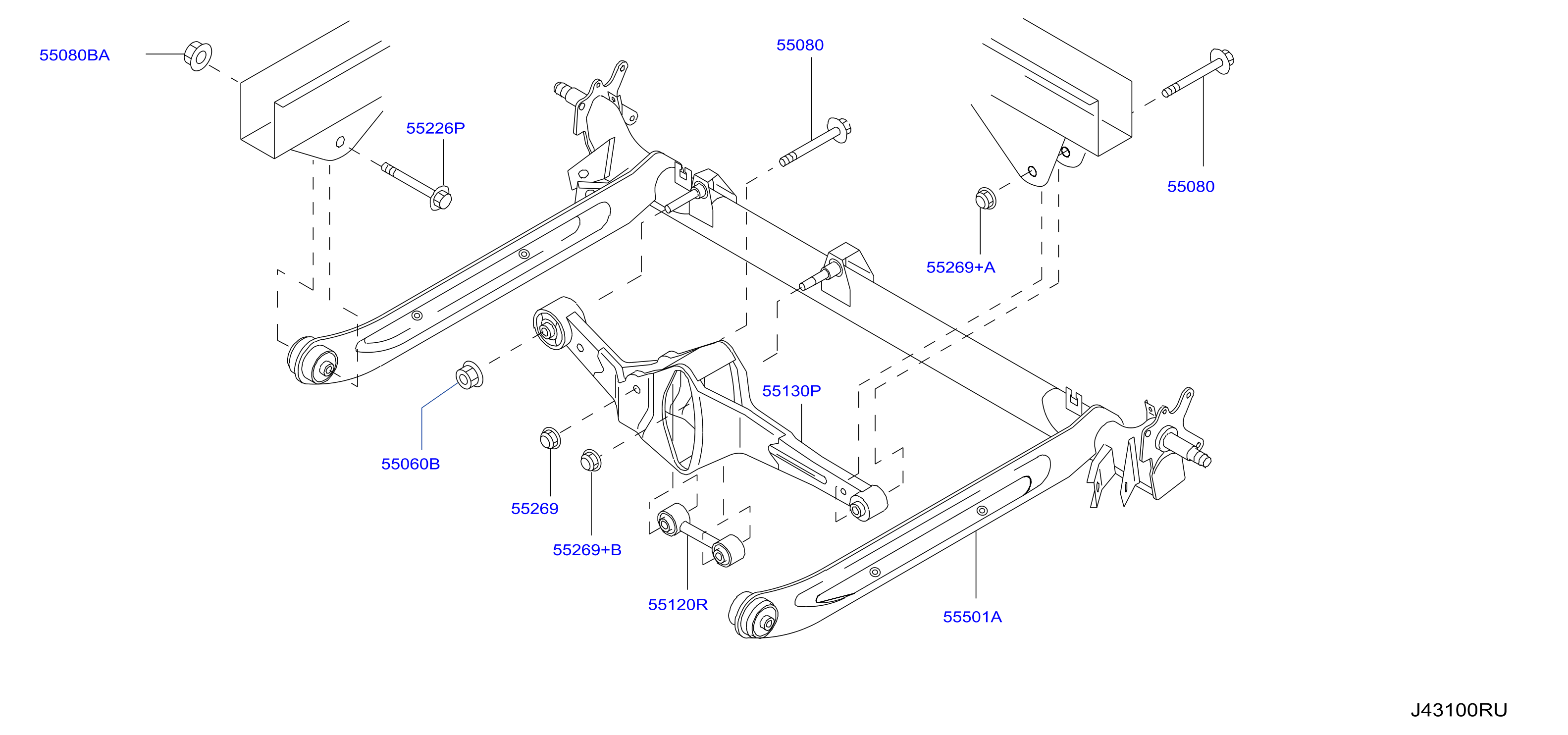 Rear Suspension Member Link