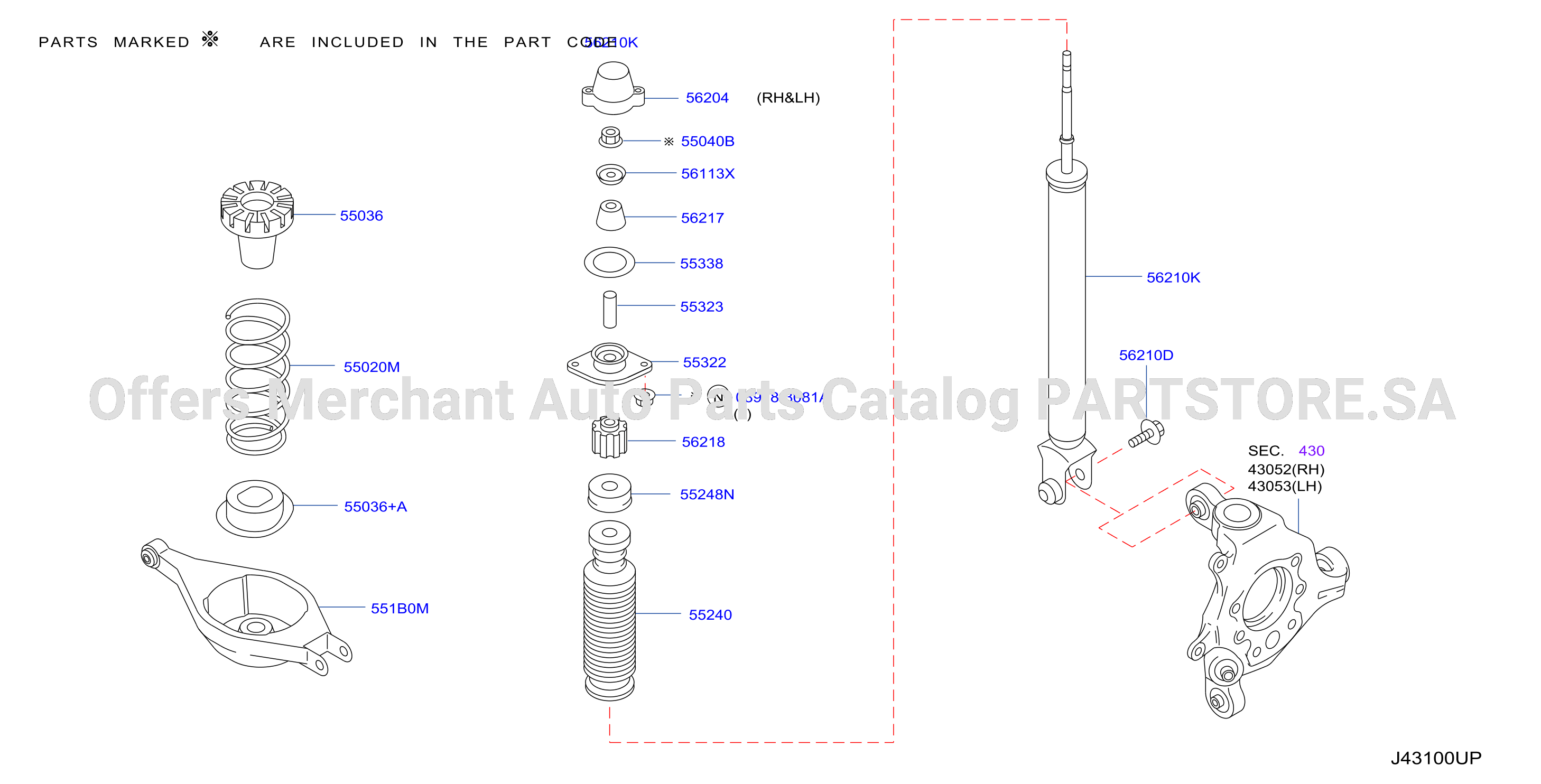Rear Suspension Shock Absorber